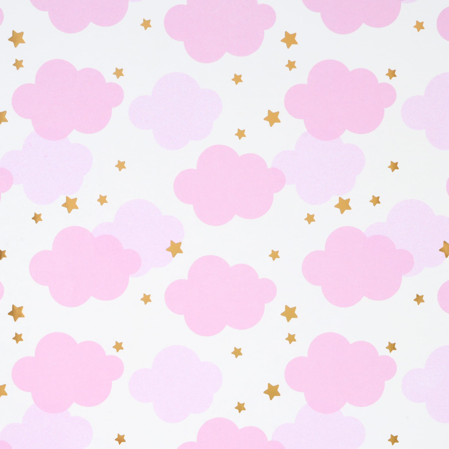 12" x 12" Pink Clouds Foil-Accented Cardstock Paper by Recollections™