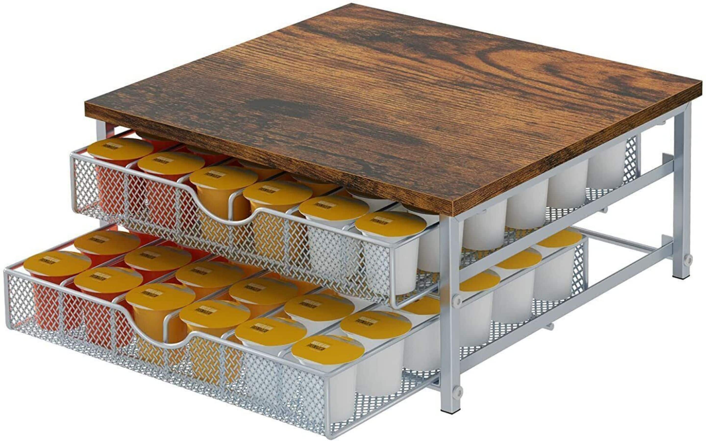 NEX™ 2-Tier 72-Pod Capacity Organizer for K-Cup Coffee Pods