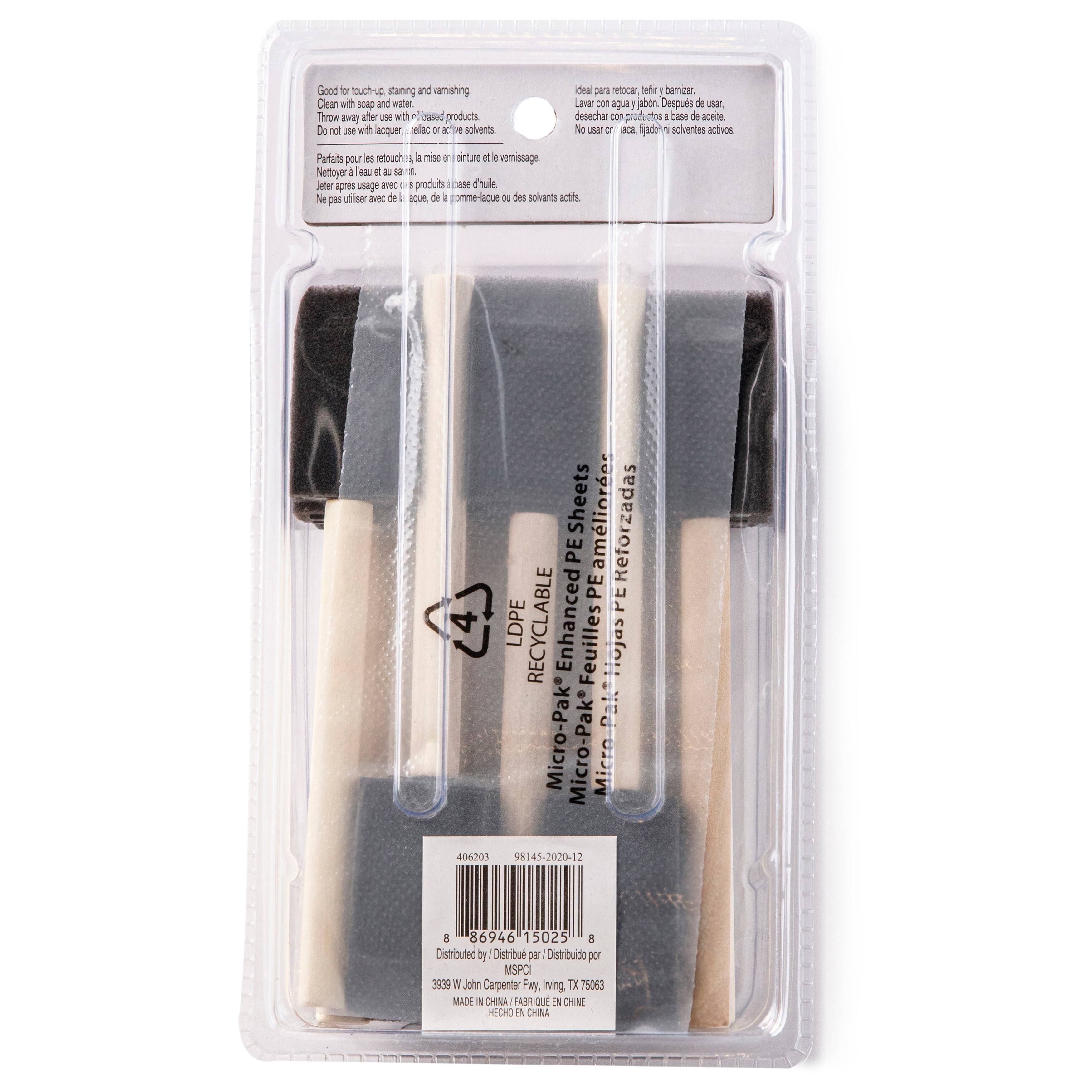 1" Foam Brush Value Pack 20 Piece Set by Craft Smart®