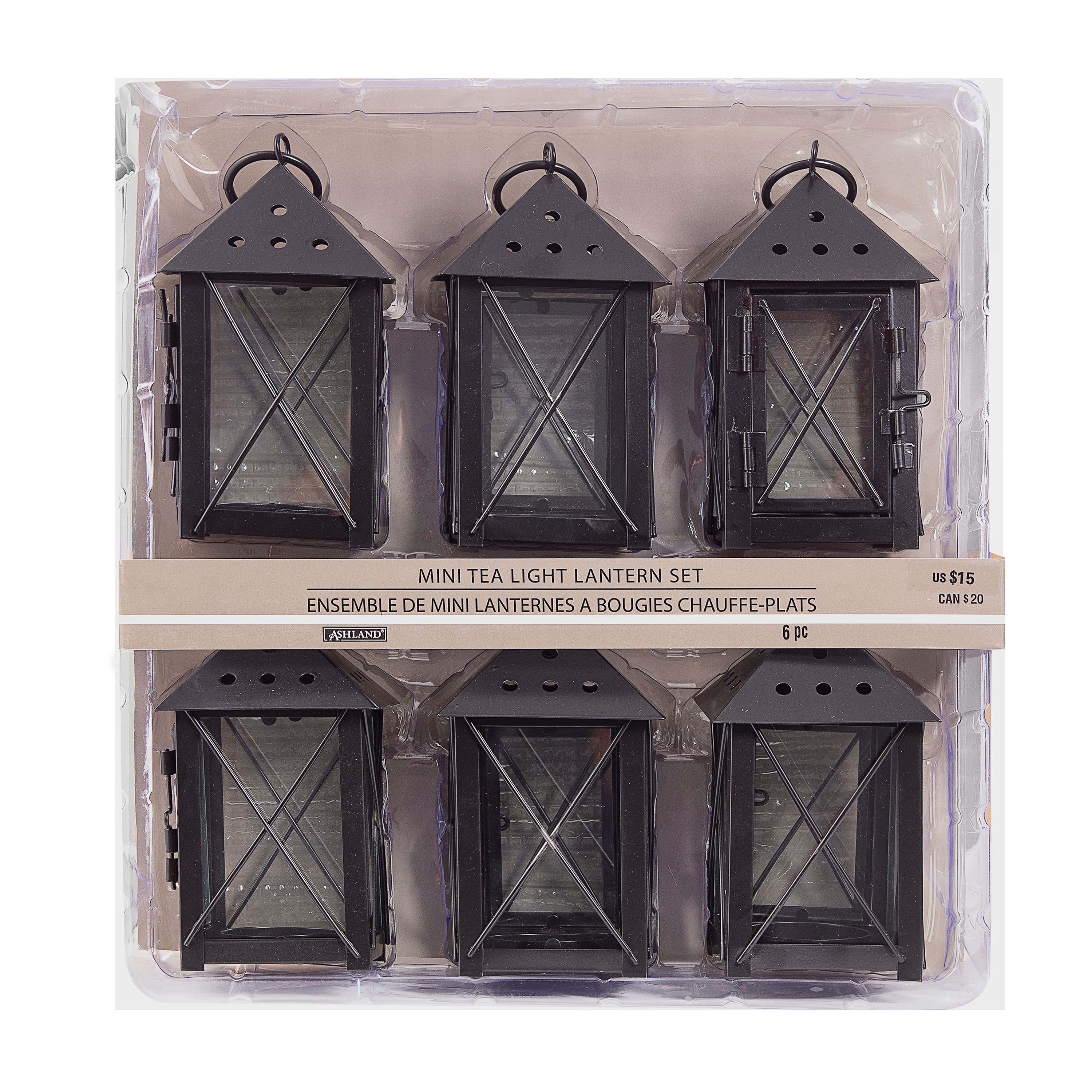 5" Mini Tea Light Lanterns, 6ct. by Ashland®