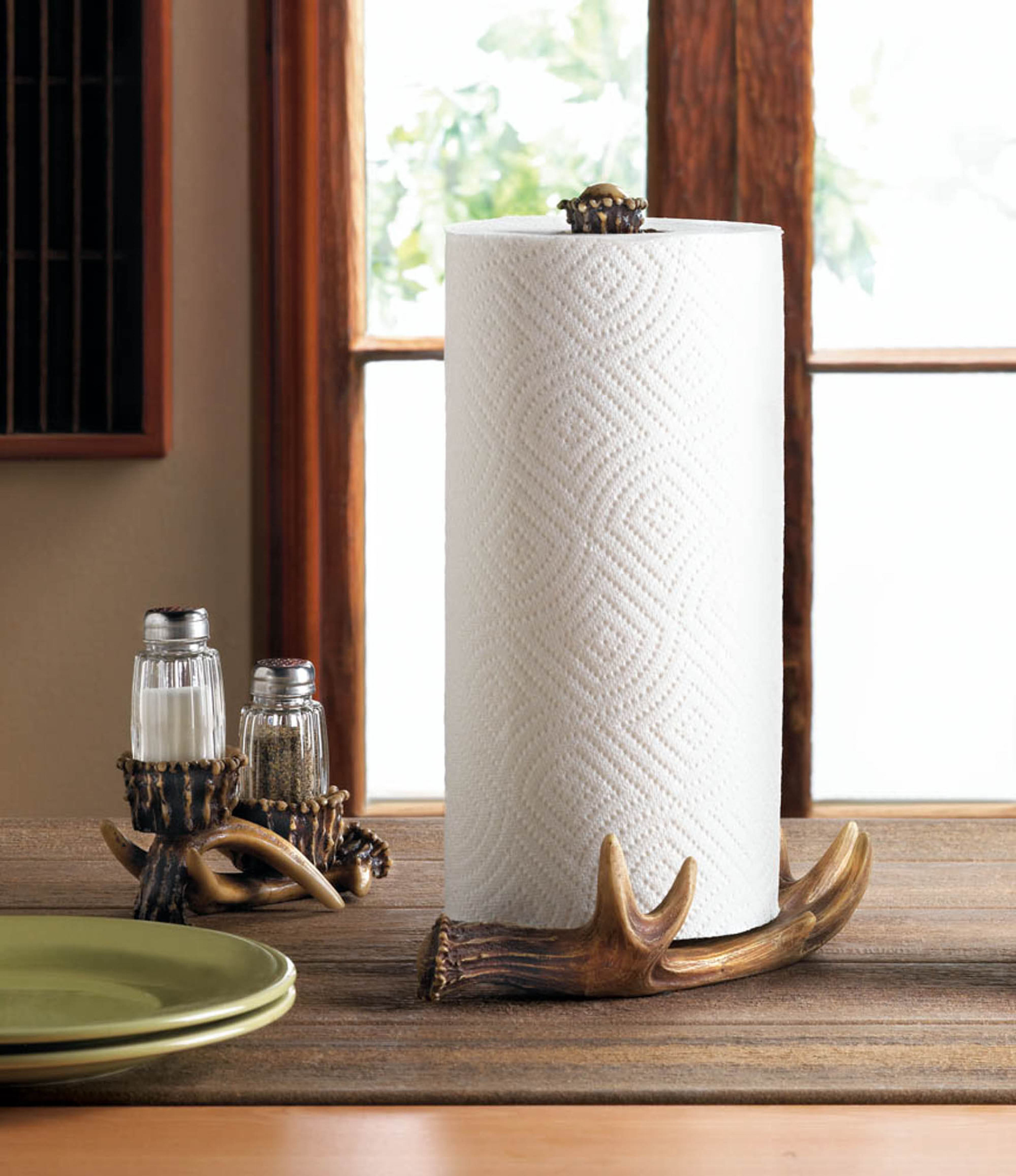 13" Moose Antler Paper Towel Holder