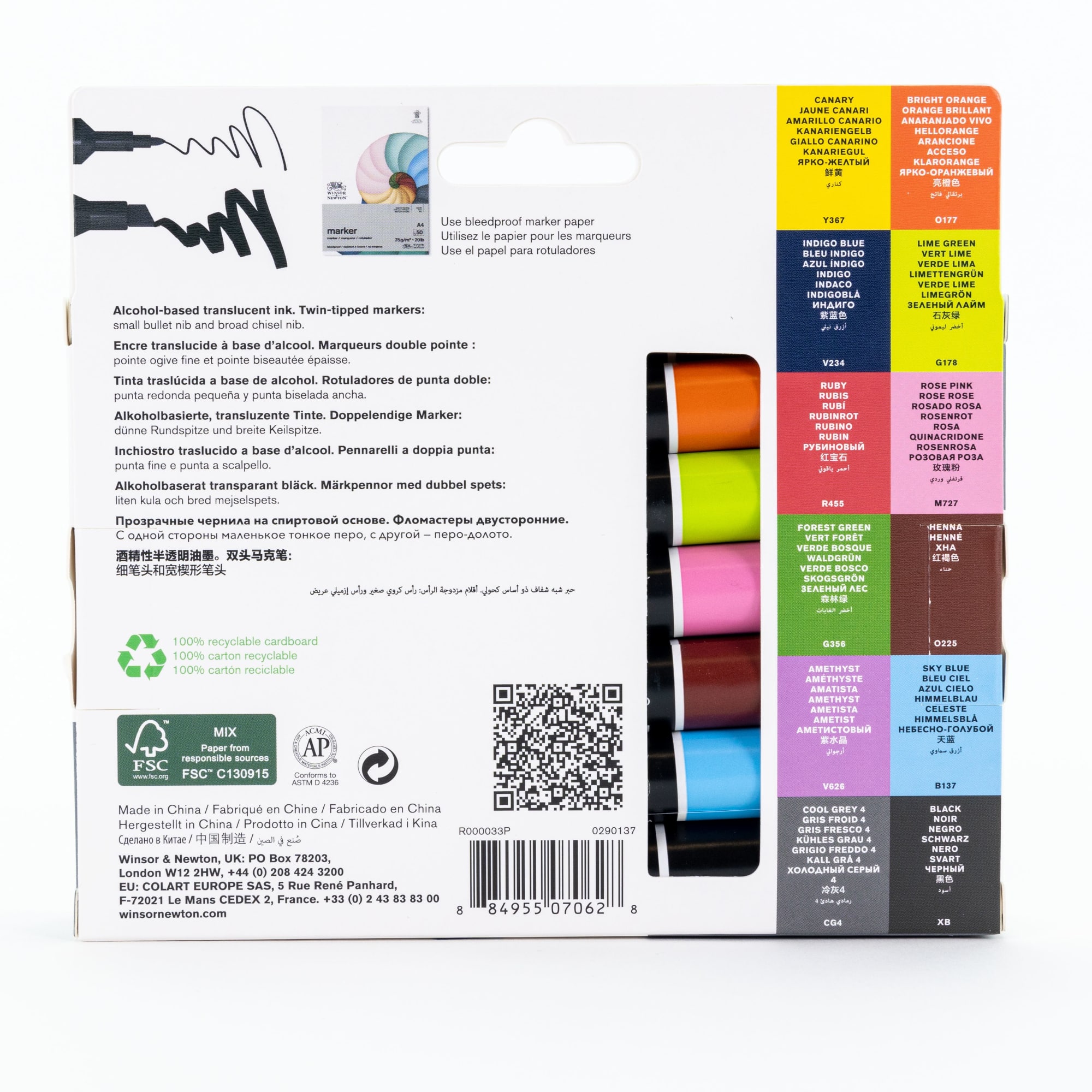 Winsor & Newton® ProMarker™ Set 1 Marker Set