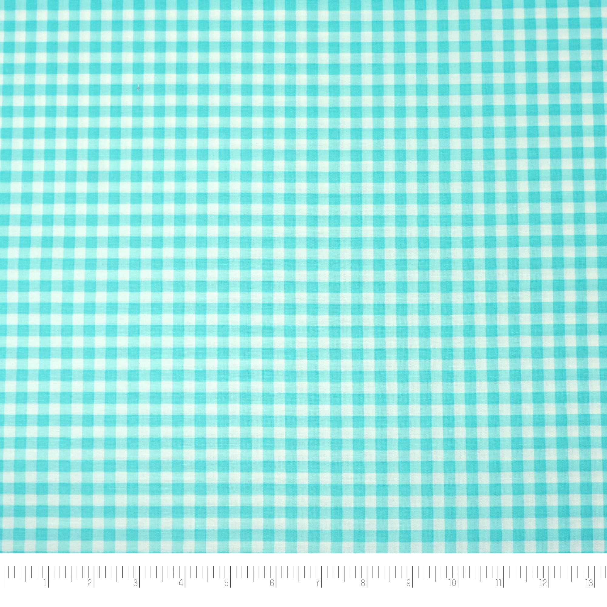SINGER Blue Gingham Check Cotton Fabric