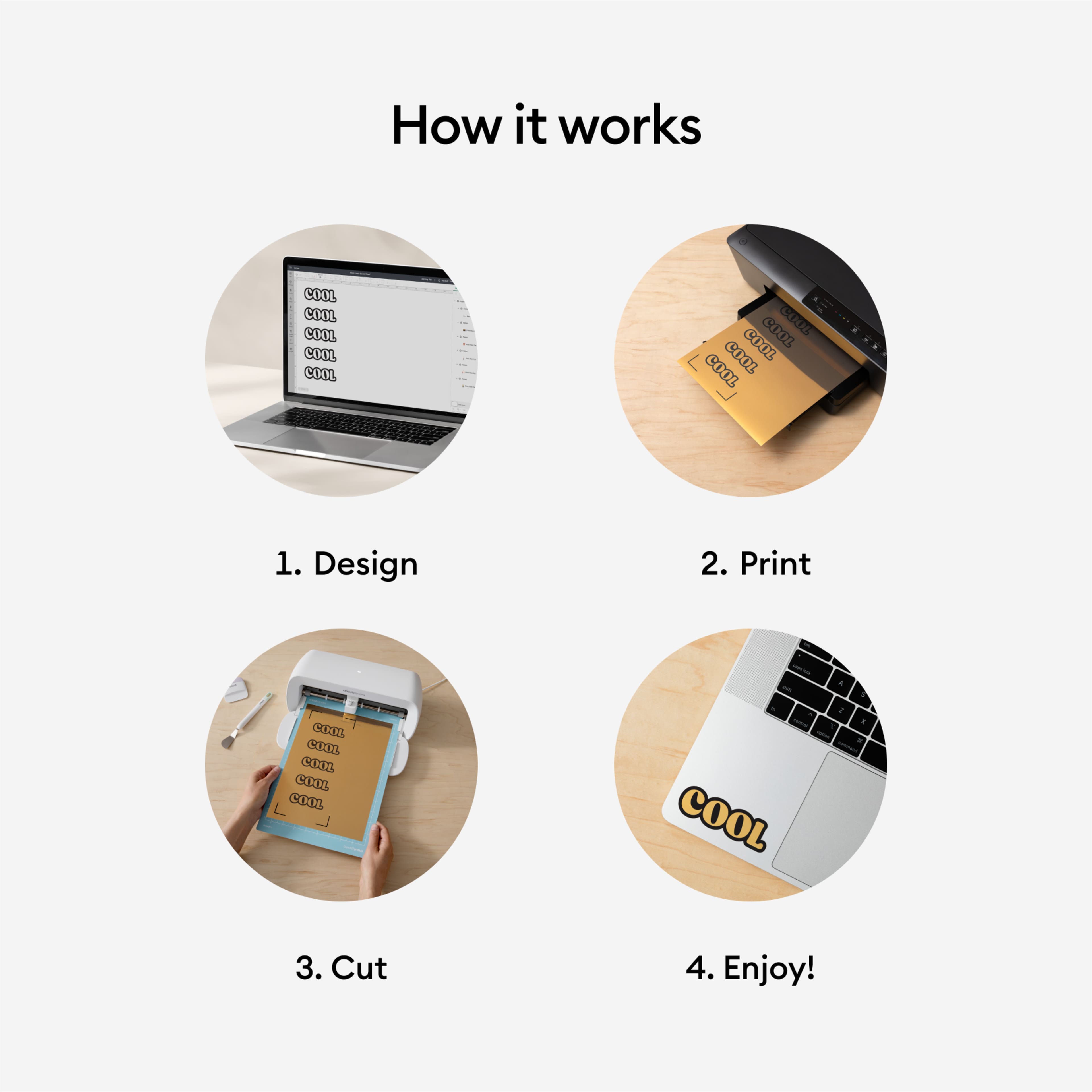 Cricut® Gold Printable Vinyl, 10ct.