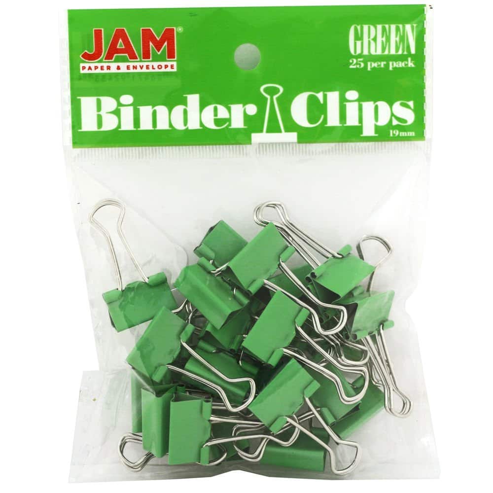 JAM Paper Desk Essentials Paper Clips & Binder Clips Kit