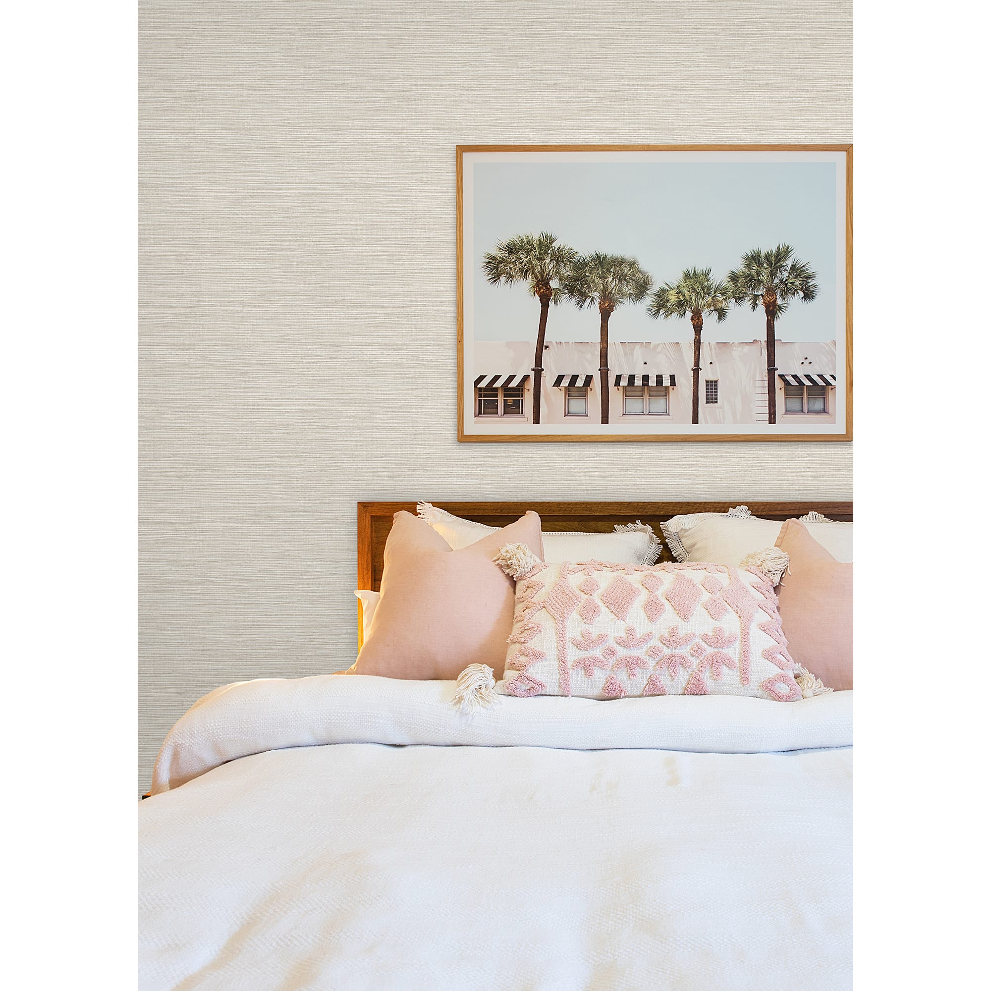 RoomMates Dimensional Grasscloth Peel & Stick Wallpaper