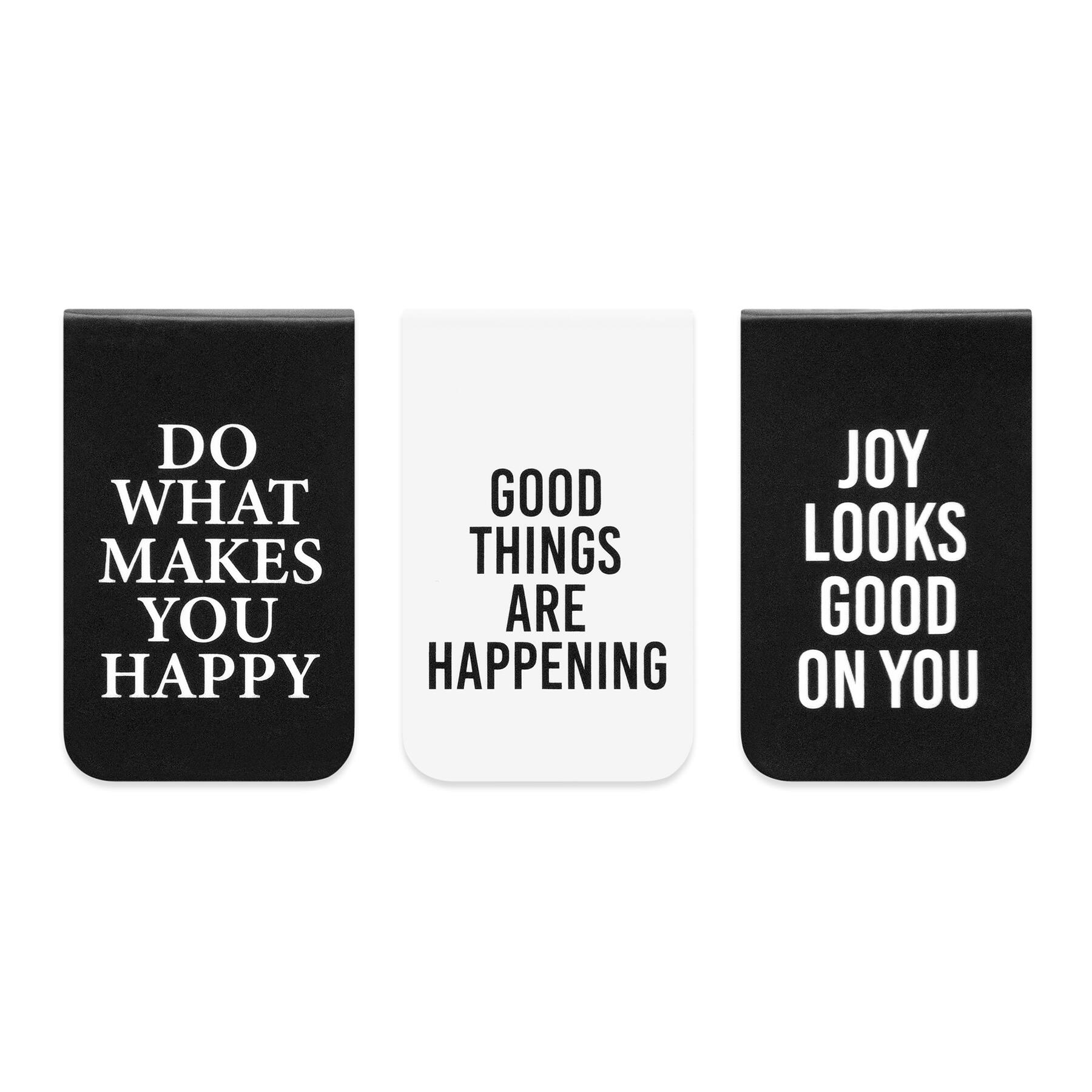 Black & White  Magnetic Bookmarks Set by Recollections™