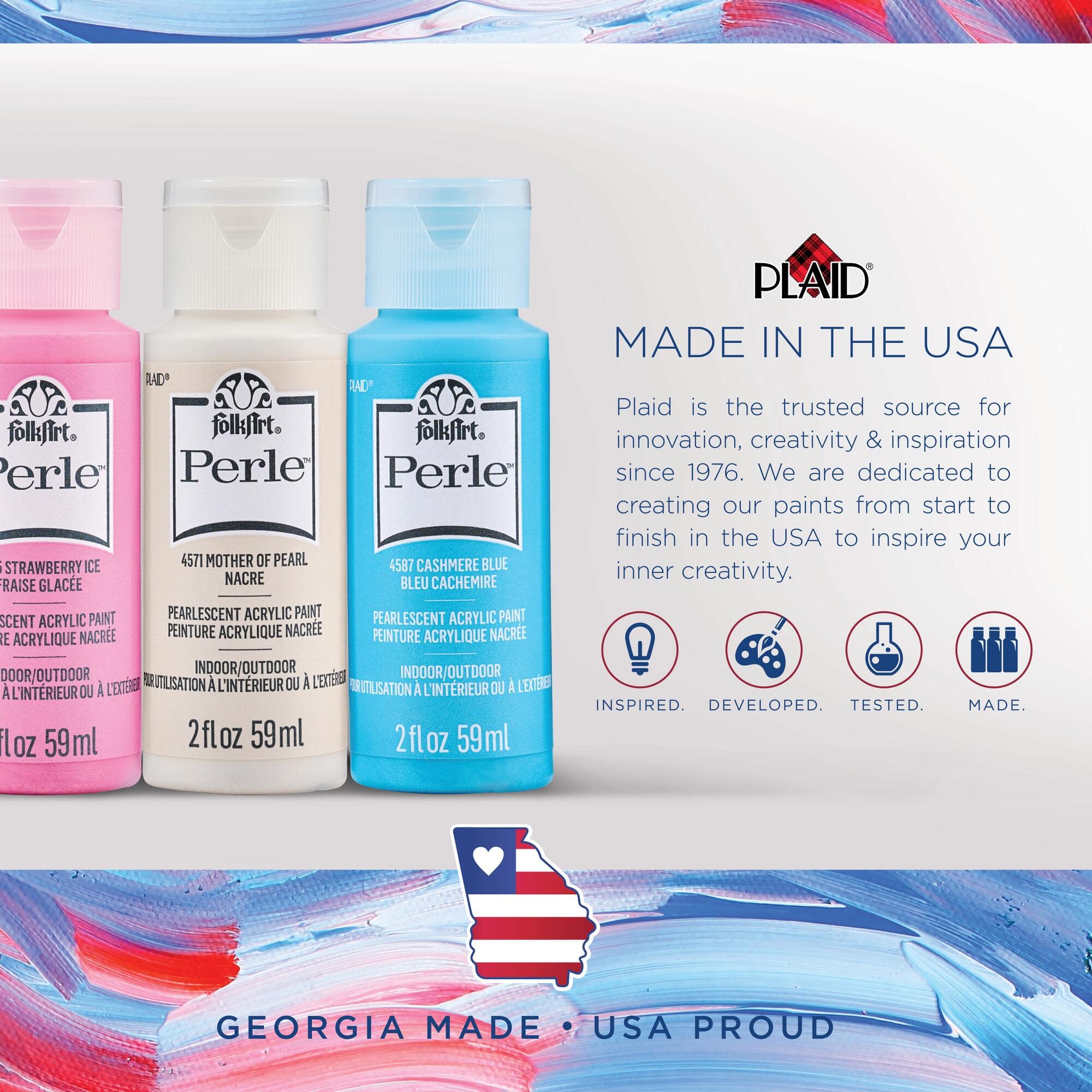 FolkArt® Perle™ Pearlescent Acrylic Paint