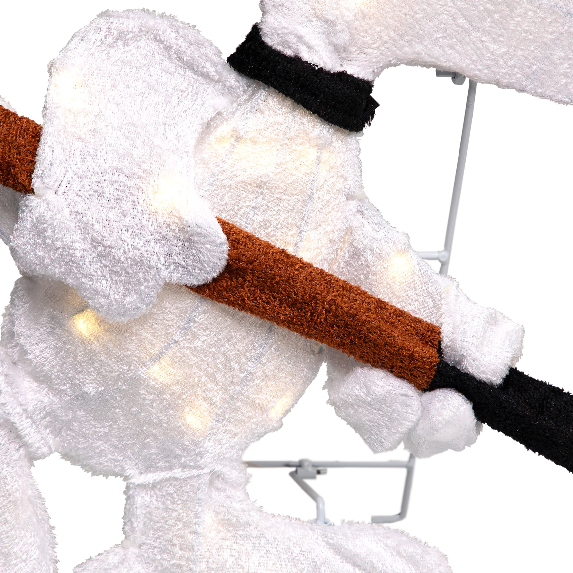 28" Lighted Snoopy & Woodstock Play Hockey Outdoor Christmas Yard Decoration