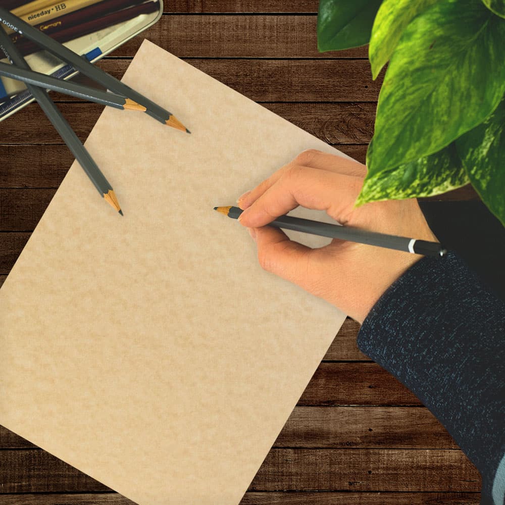 JAM Paper 8.5" x 11" Parchment Paper, 100 Sheets