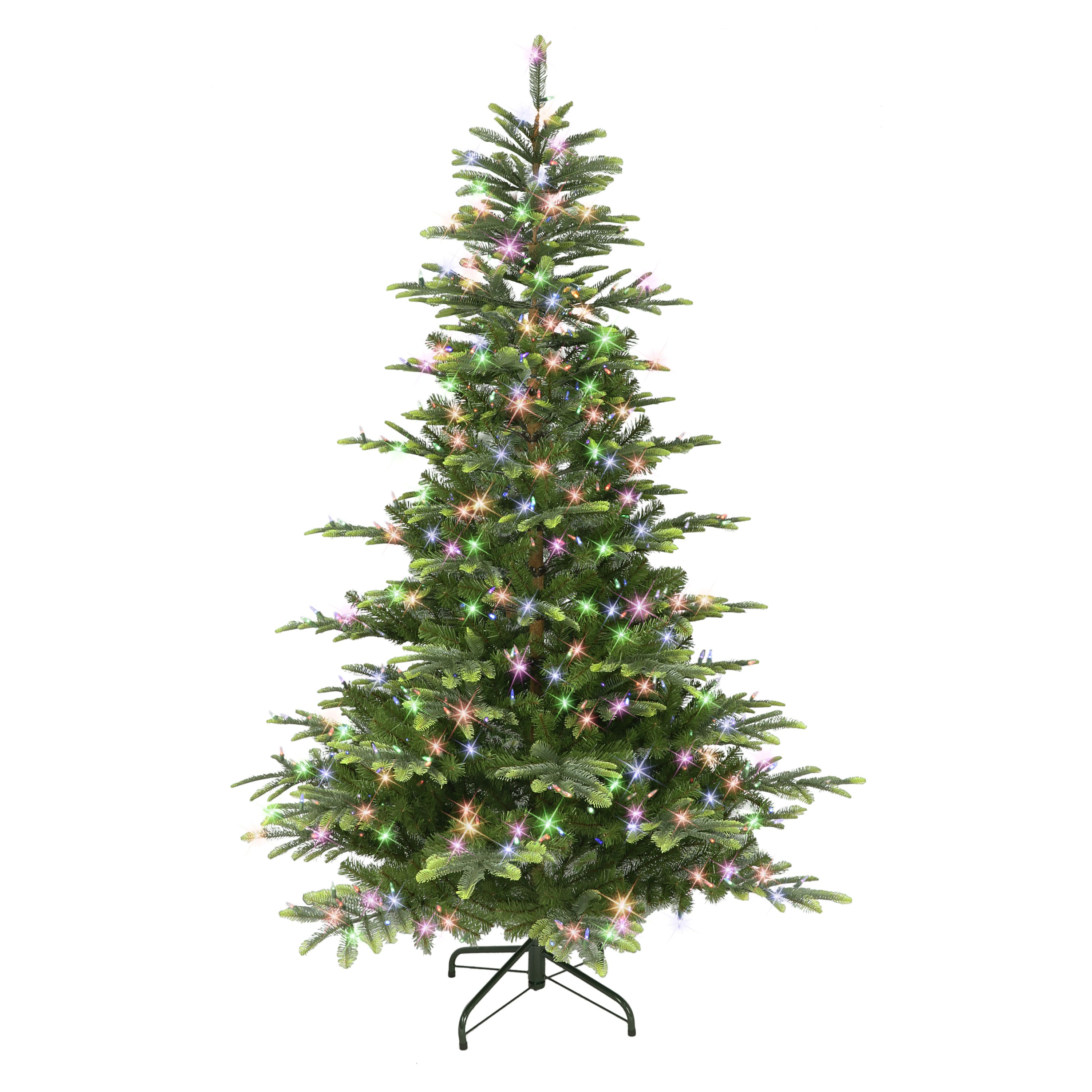 7.5ft. Pre-Lit Aspen Fir Artificial Christmas Tree, Color Select LED Lights