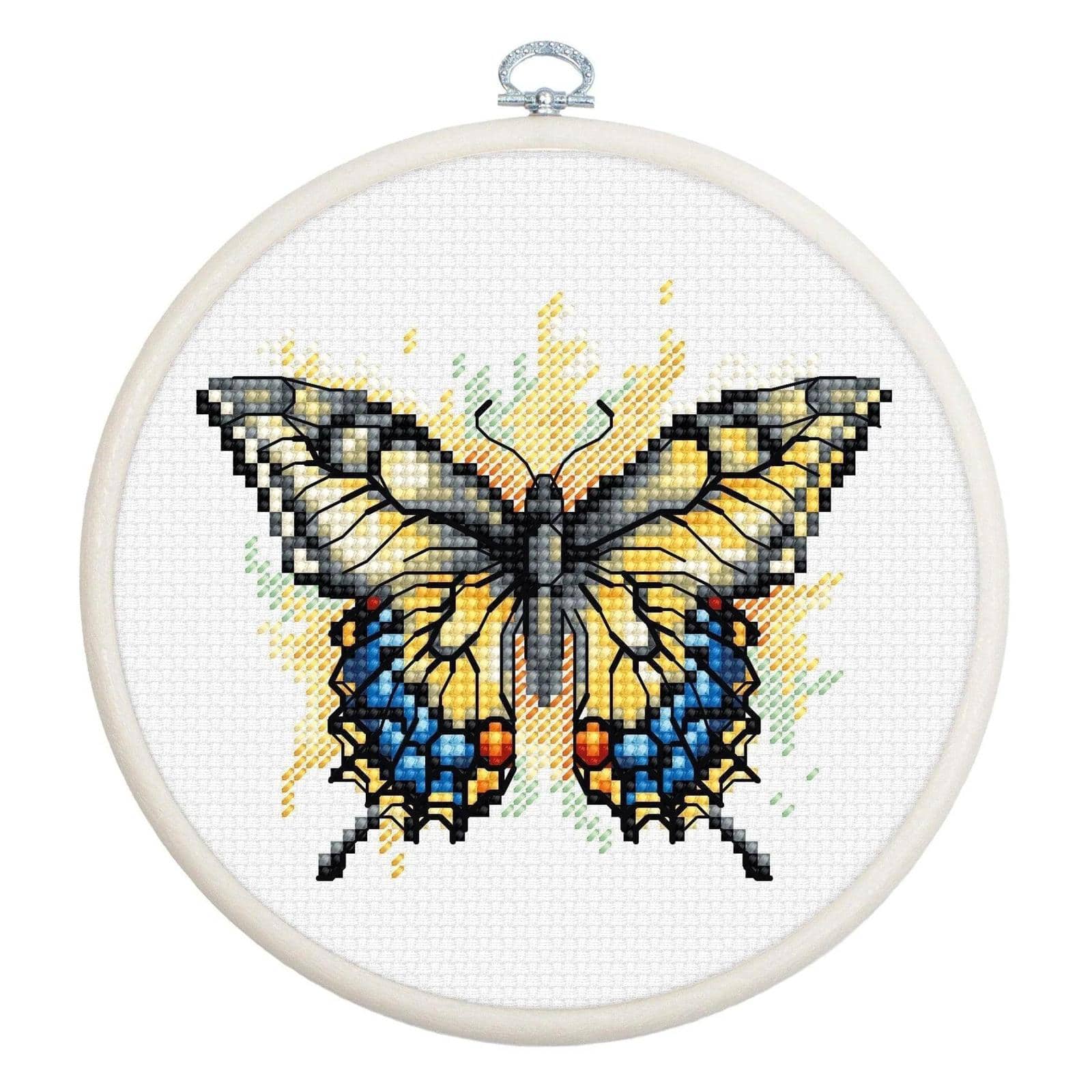 Luca-S Swallowtail Butterfly Counted Cross Stitch Kit