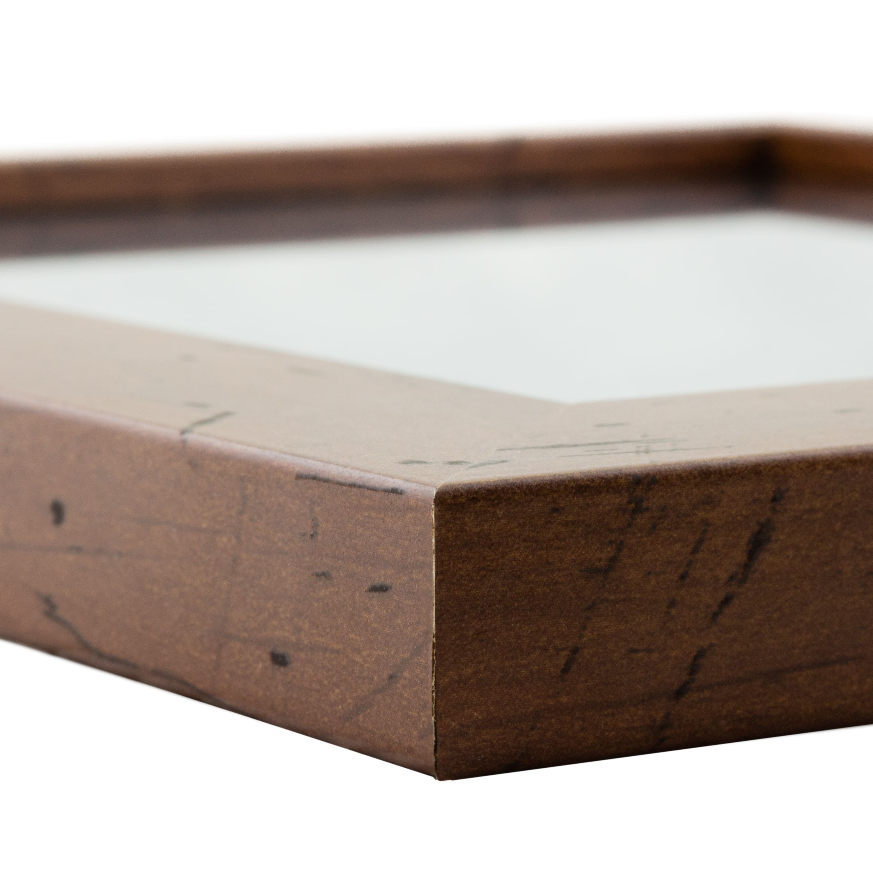 Craig Frames Bauhaus 125 Dark Walnut Picture Frame with Mat