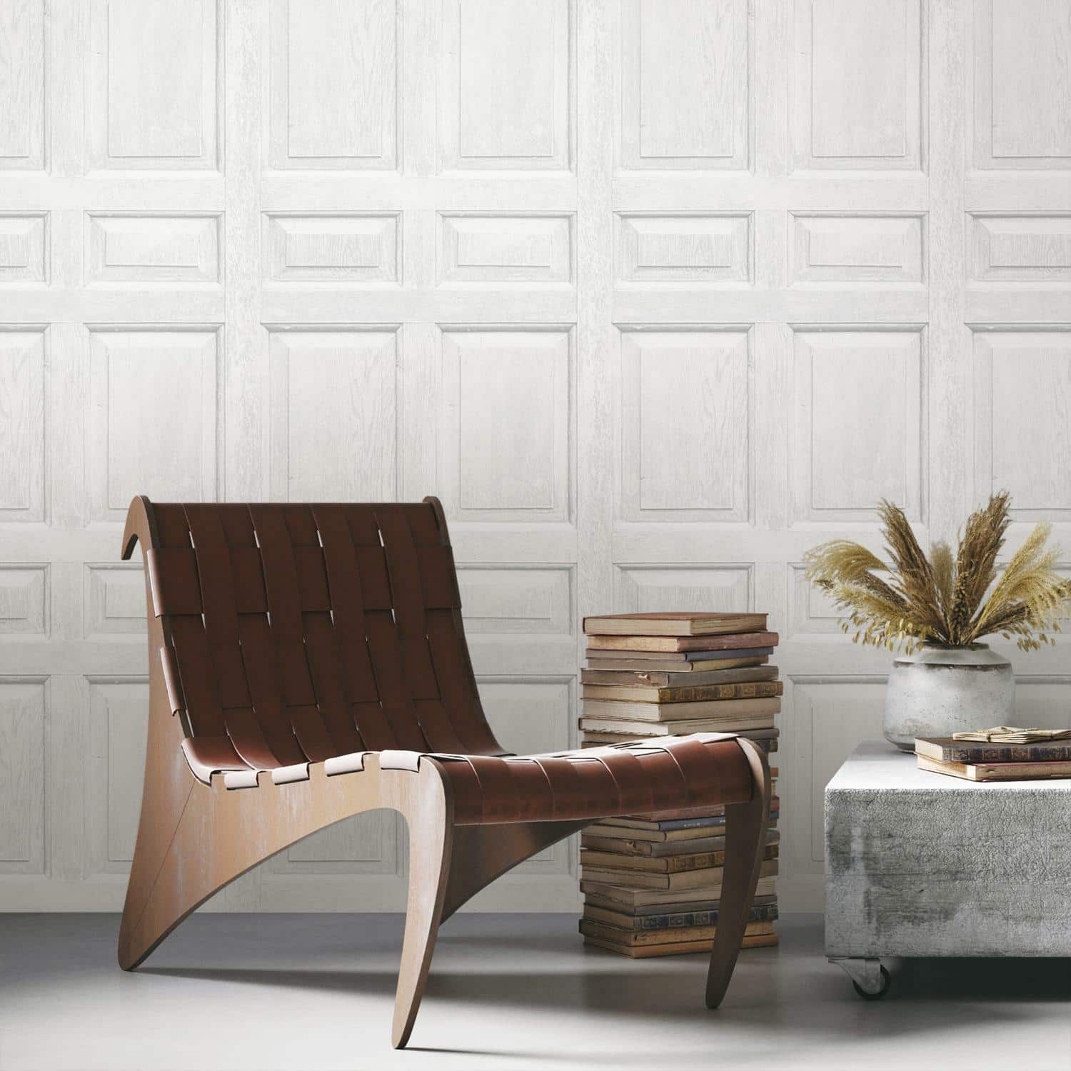 Roommates Beveled Wood Paneling Peel & Stick Wallpaper