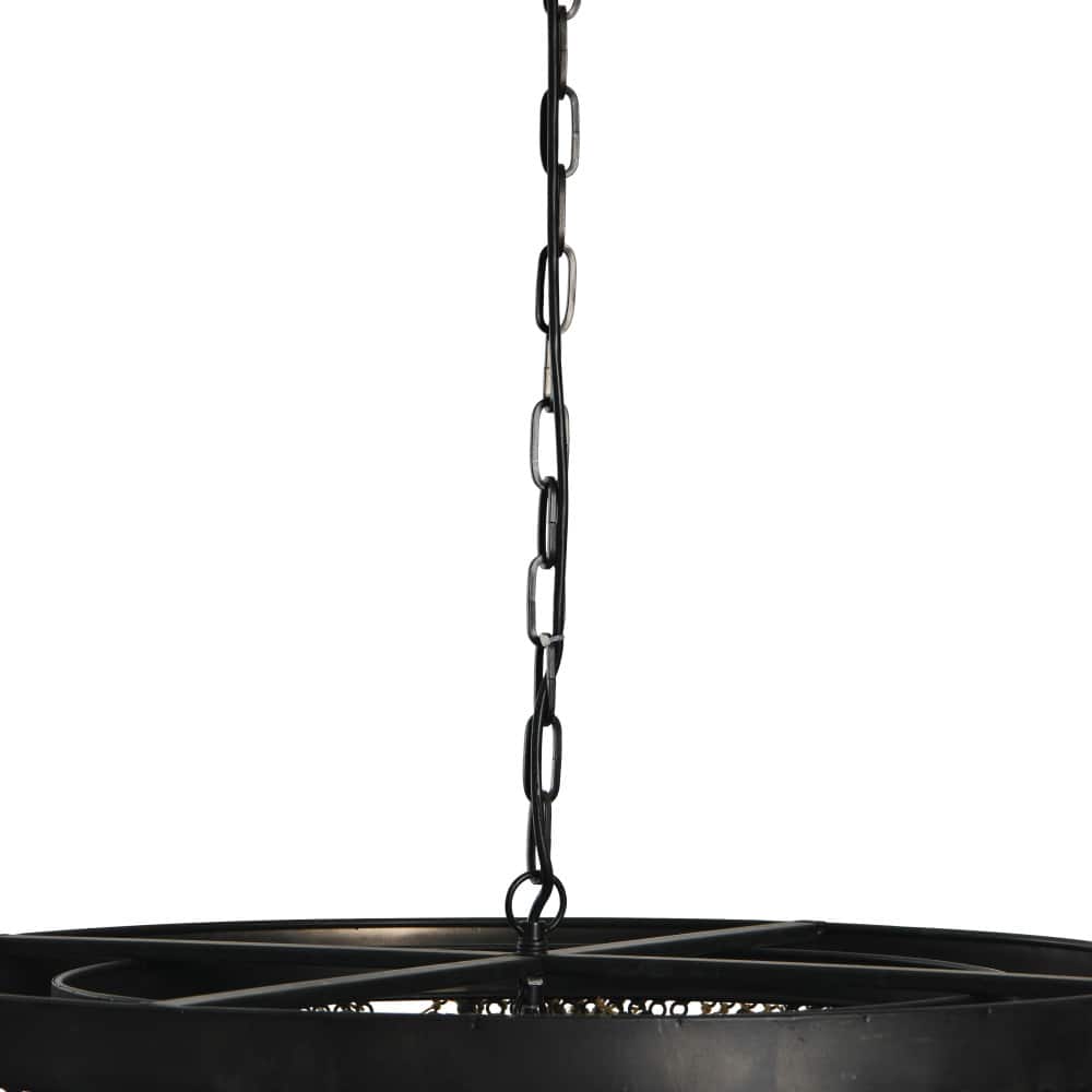 Hello Honey® 27.5" 2-Tier Draped Wood Bead Chandelier
