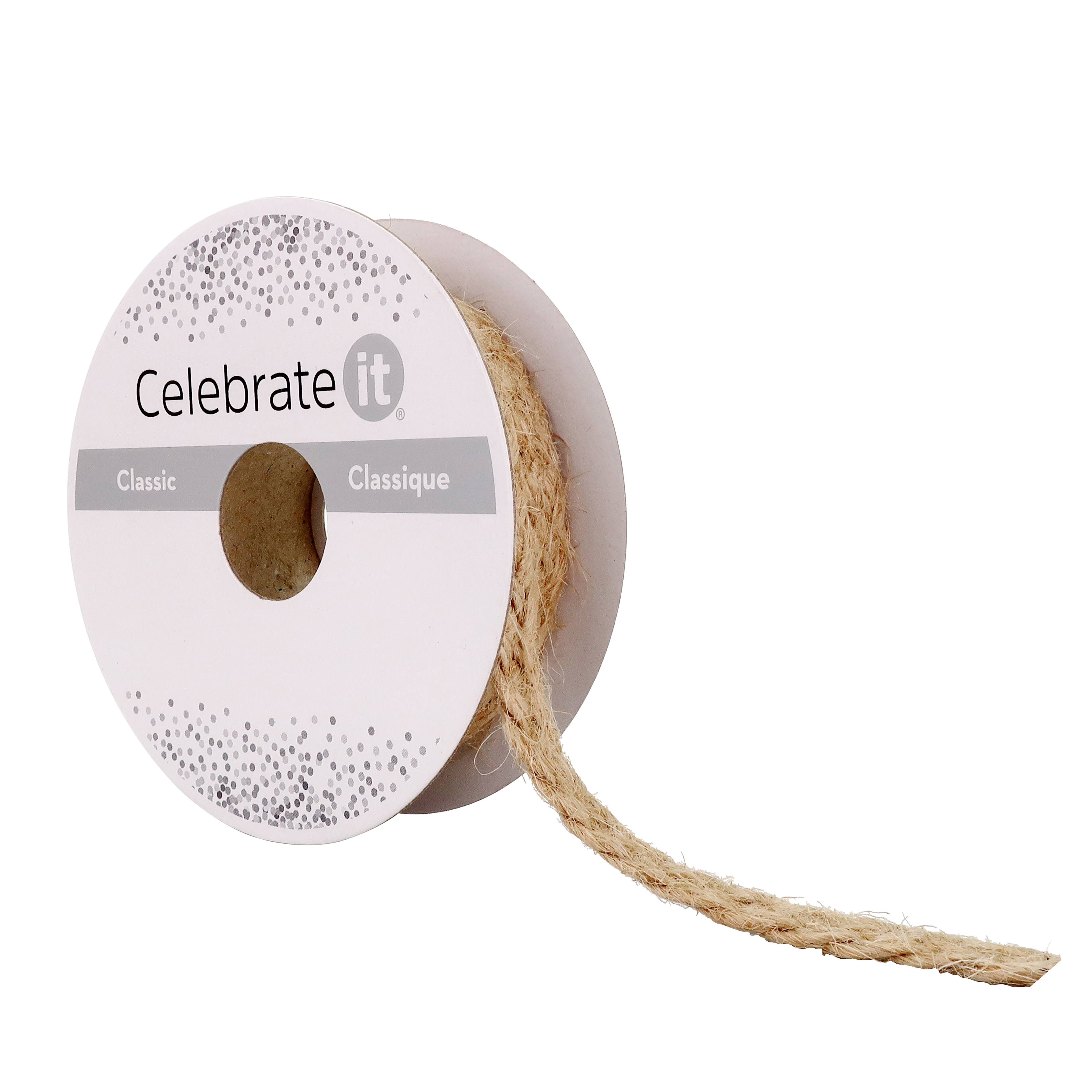 12 Pack: 5/16" x 3yd. Jute Braid Ribbon by Celebrate It® Classic