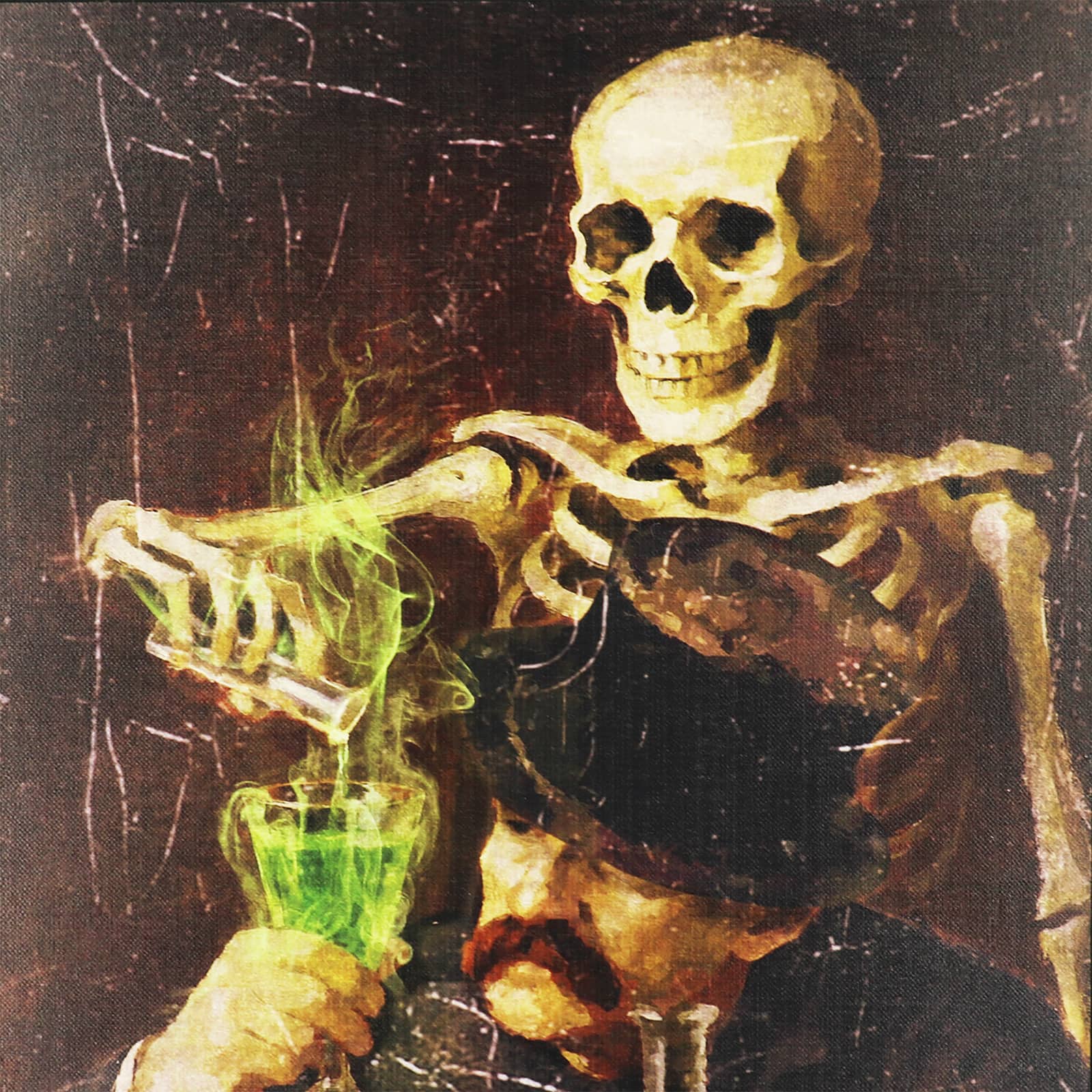 Skeleton & Absinthe Framed Wall Décor by Ashland®