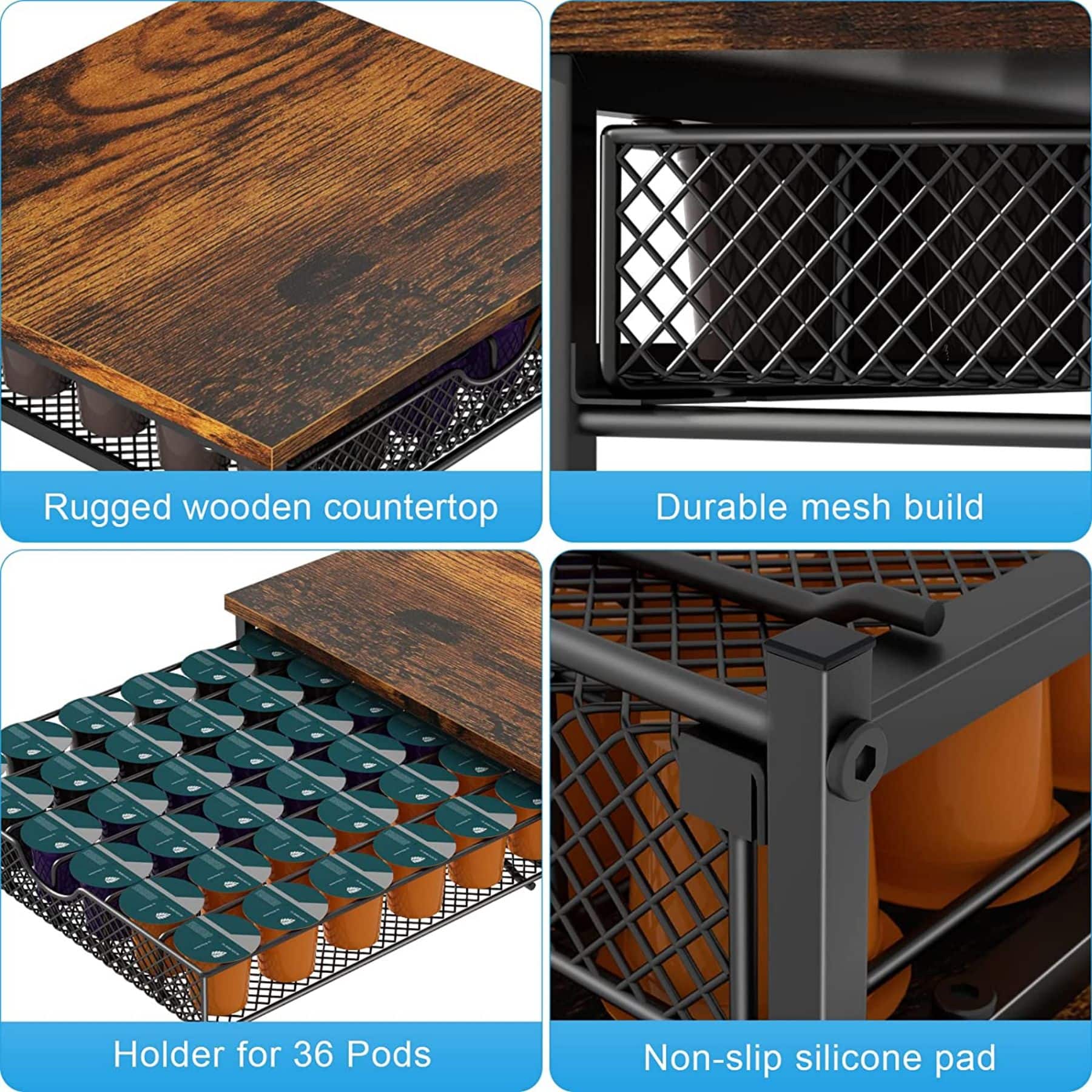 NEX™ Coffee Holder with  Storage Drawer for K-Cups