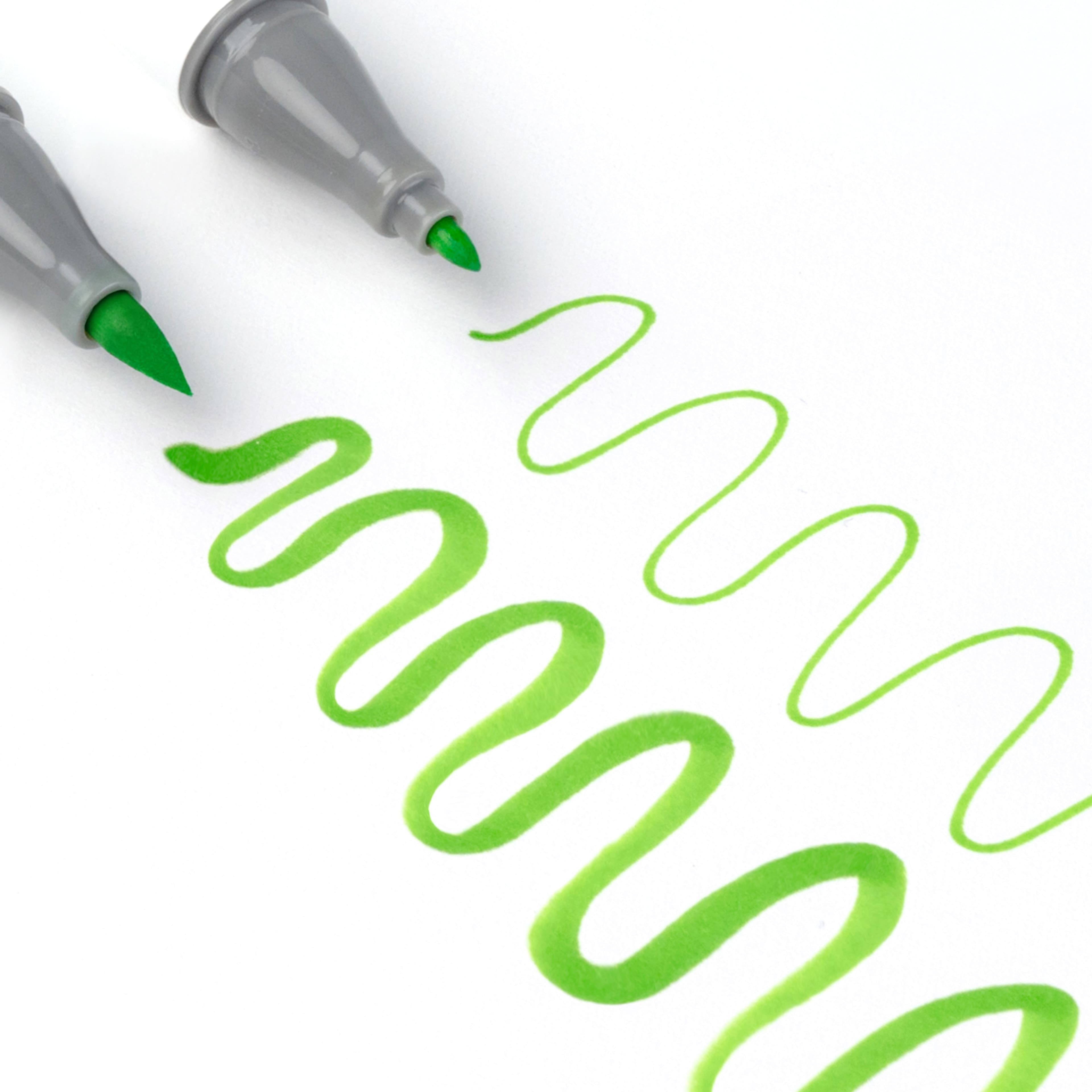 Ohuhu® Honolulu B Brush & Fine Dual Tip 24 Colour Basic Marker Set