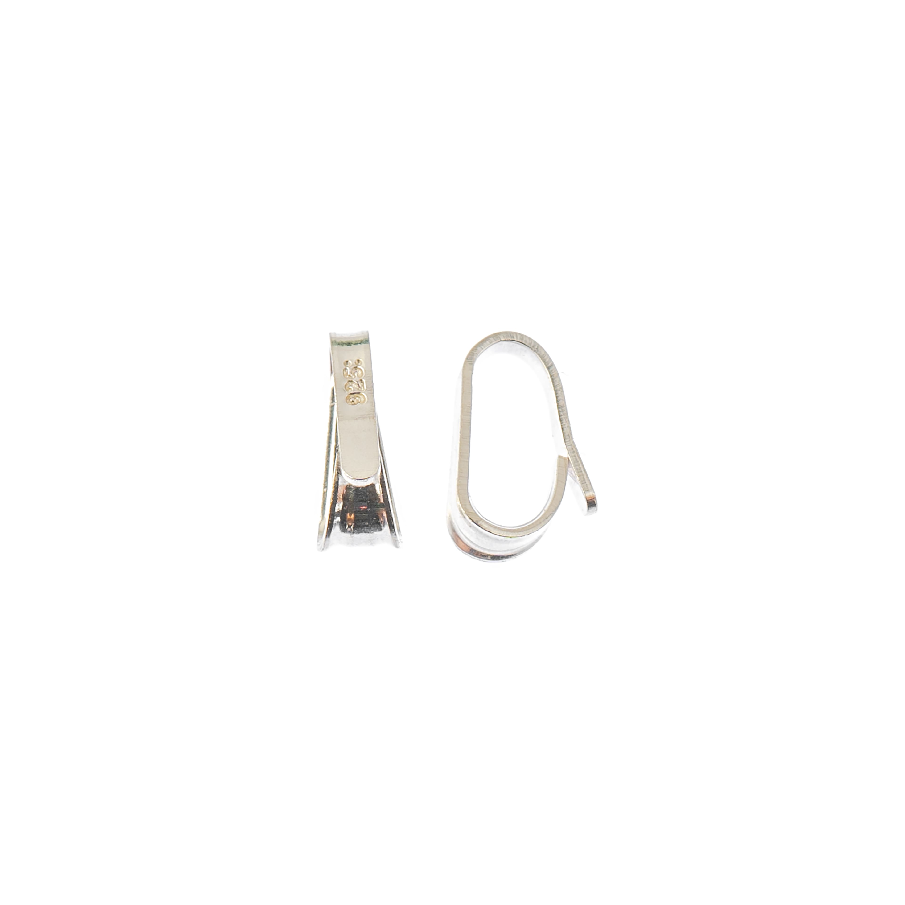 Sterling Silver Small Bail Locket, 4ct. by Bead Landing™