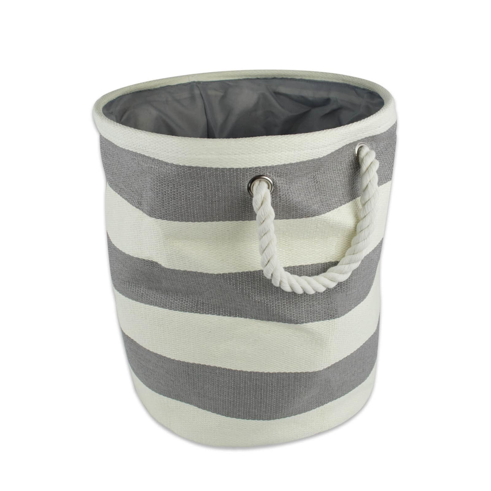 DII® 14" Stripe Woven Paper Storage Bin