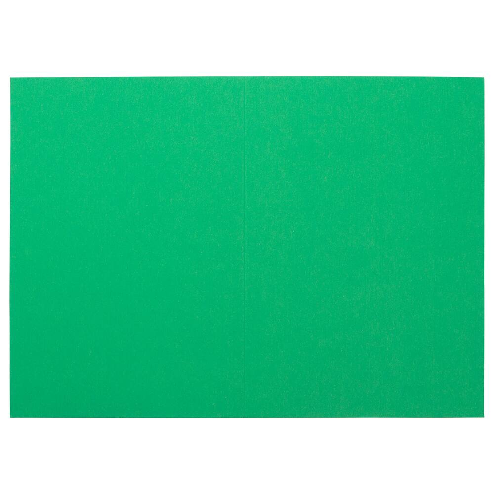 JAM Paper Green Blank Foldover Cards