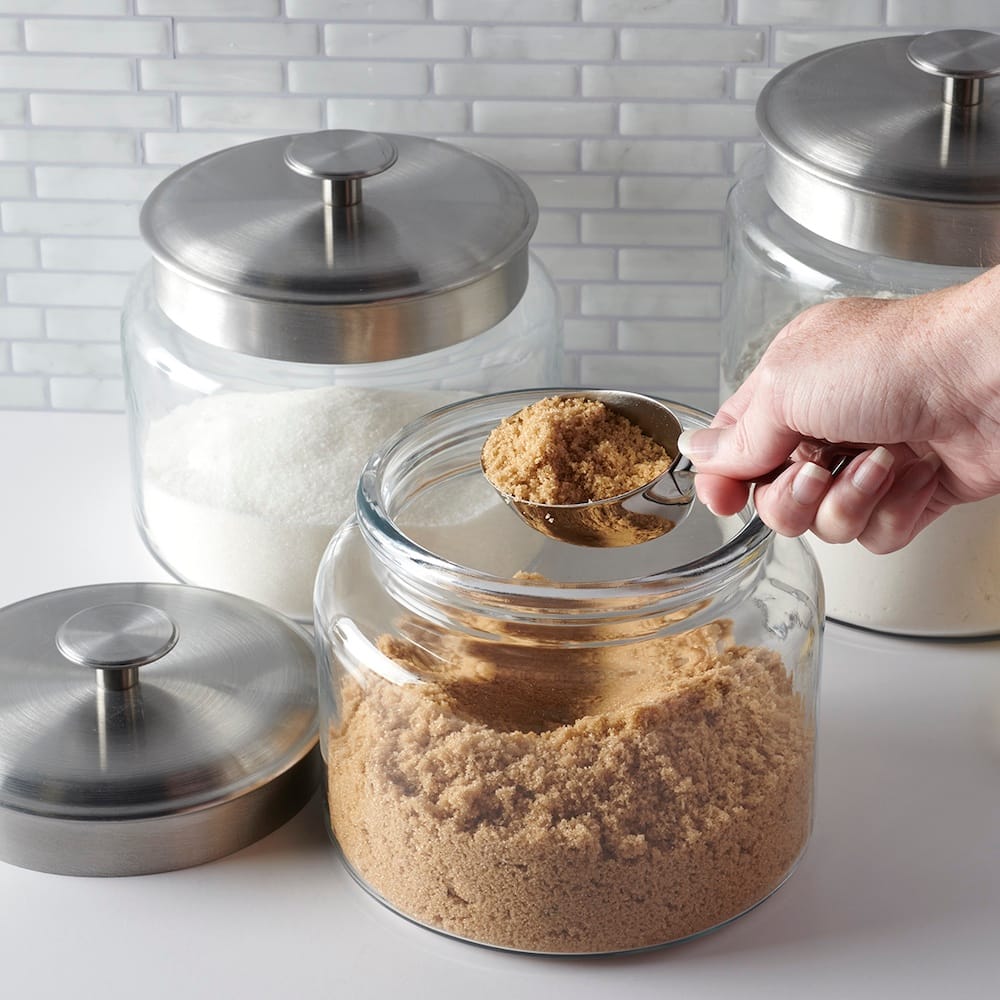 Anchor Hocking 96oz. Mini Montana® Glass Jar with Aluminum Lid