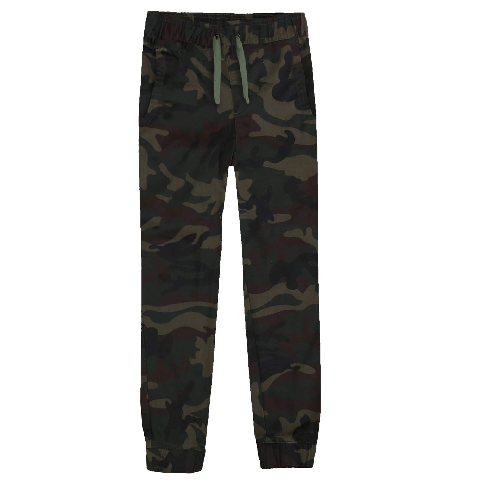 Galaxy by Harvic Boy's Slim Fitting Cotton Stretch Classic Twill Joggers