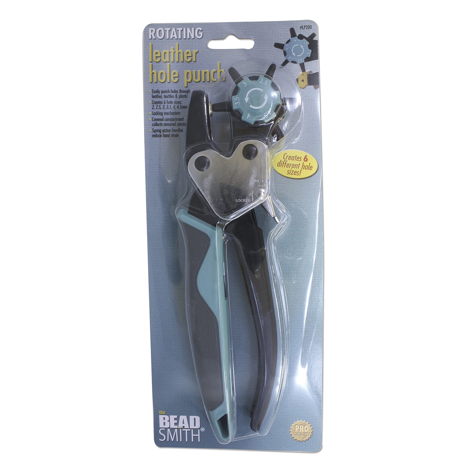 The Beadsmith® Rotating Leather Hole Punch