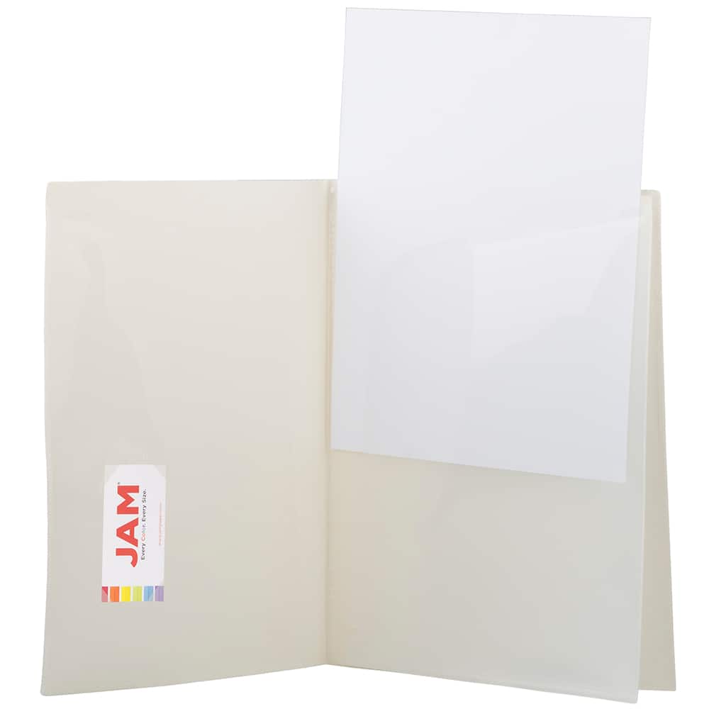 JAM Paper Heavy Duty Plastic High Pocket Organizer
