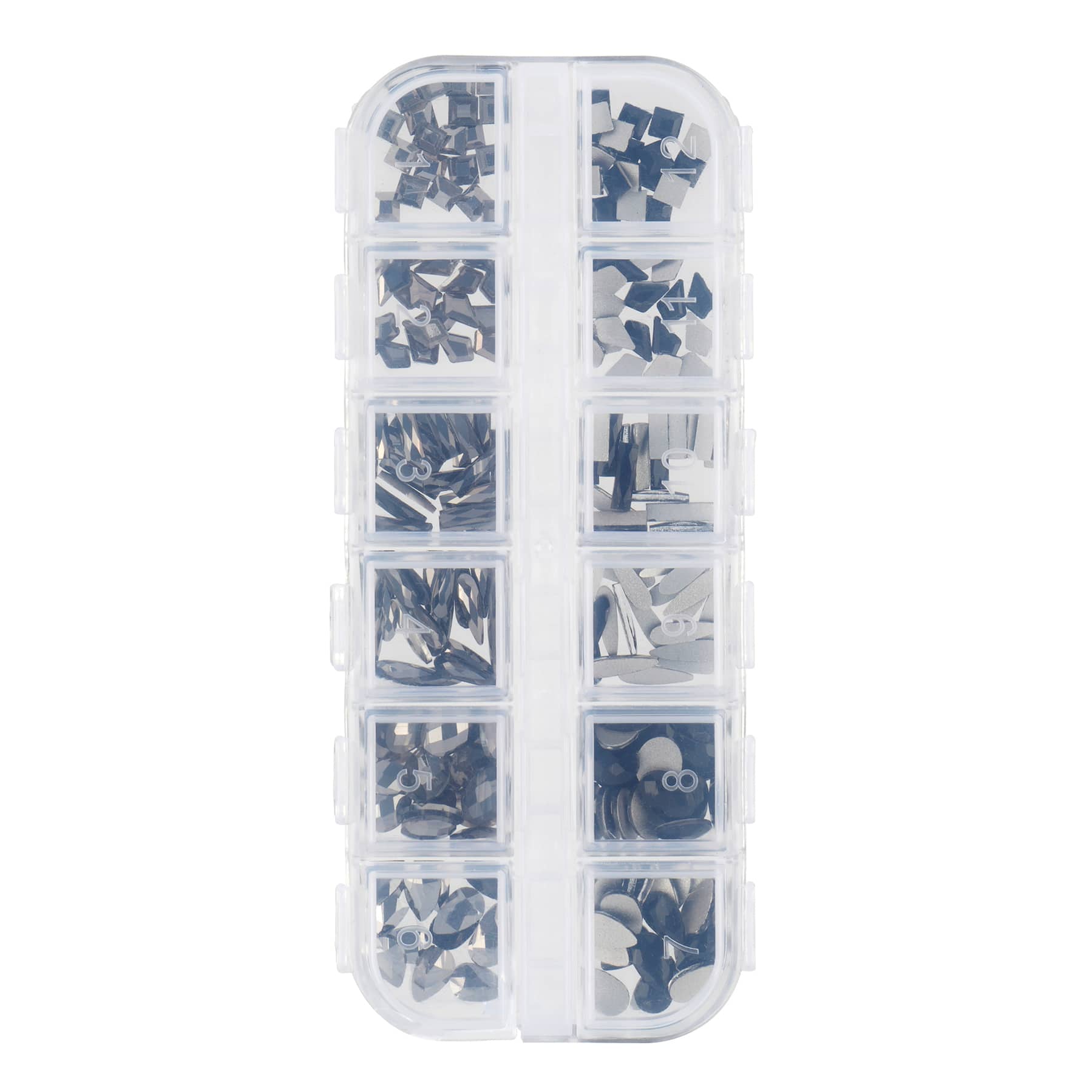 Jewel Shapes Glass Flatback Rhinestones by Bead Landing