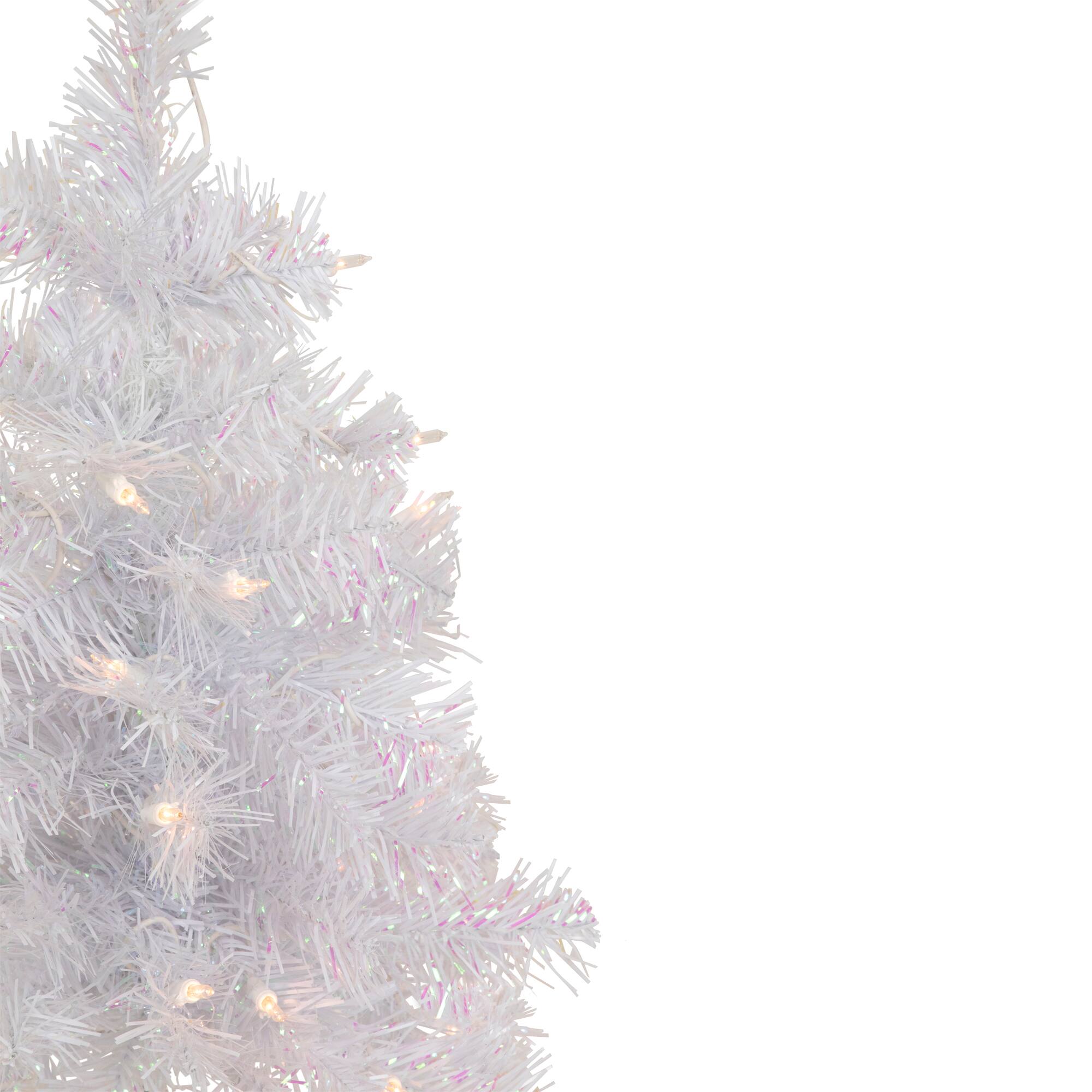 2ft. Pre-Lit White Rockport Pine Artificial Christmas Tree