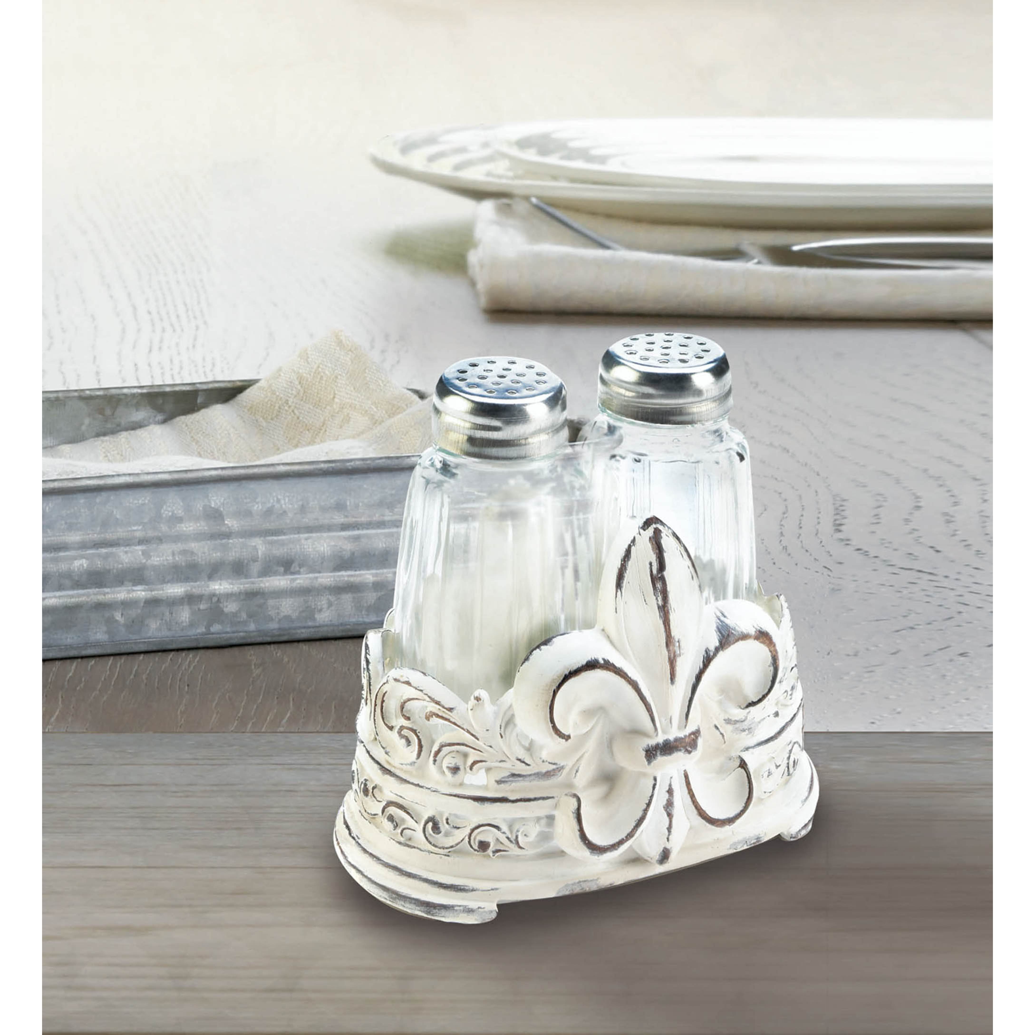 4" Fleur-De-Lis Shaker Set