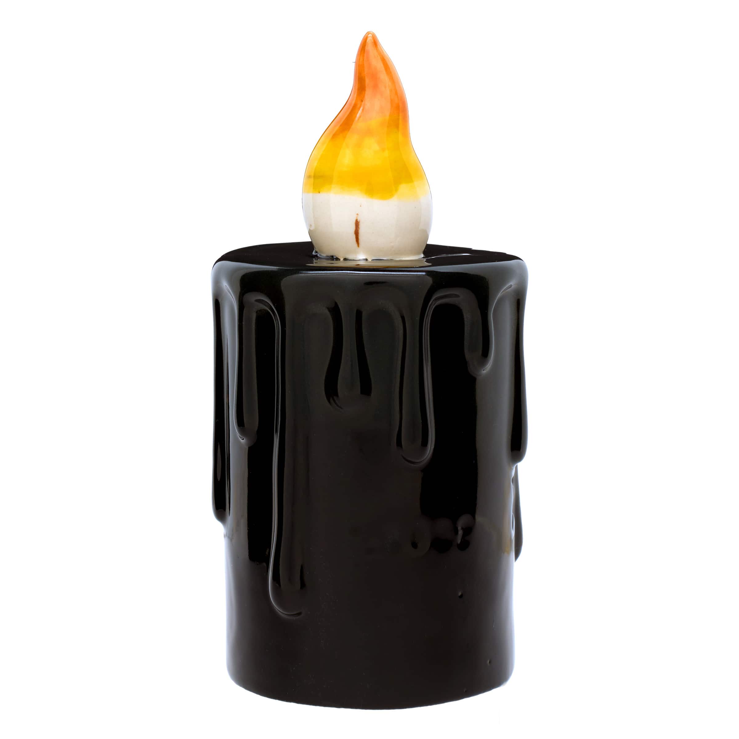 6" Green Frankenstein Candles with LED Lights, 2ct.