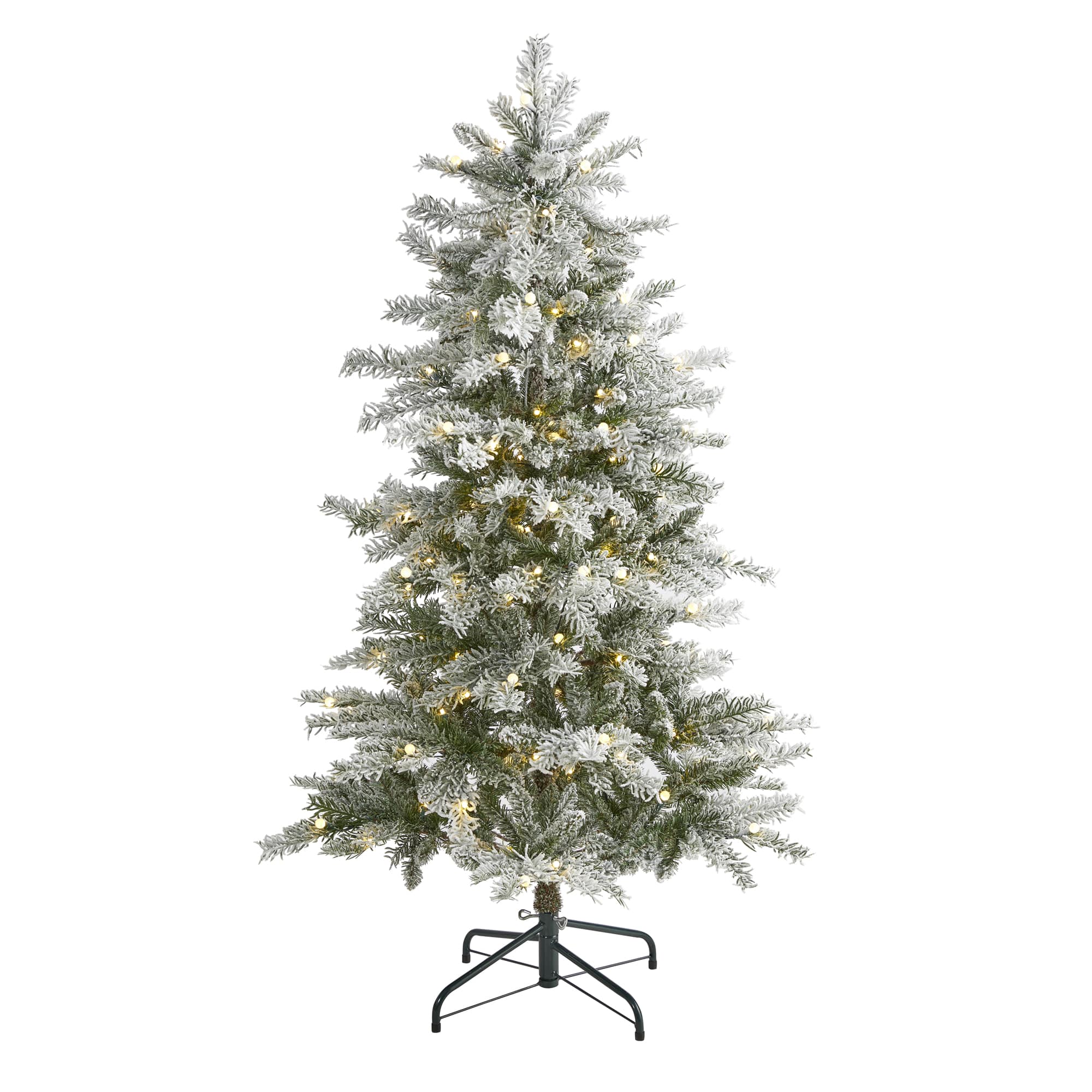 5ft. Pre-Lit Nova Scotia Spruce Artificial Christmas Tree, Warm White LED Lights