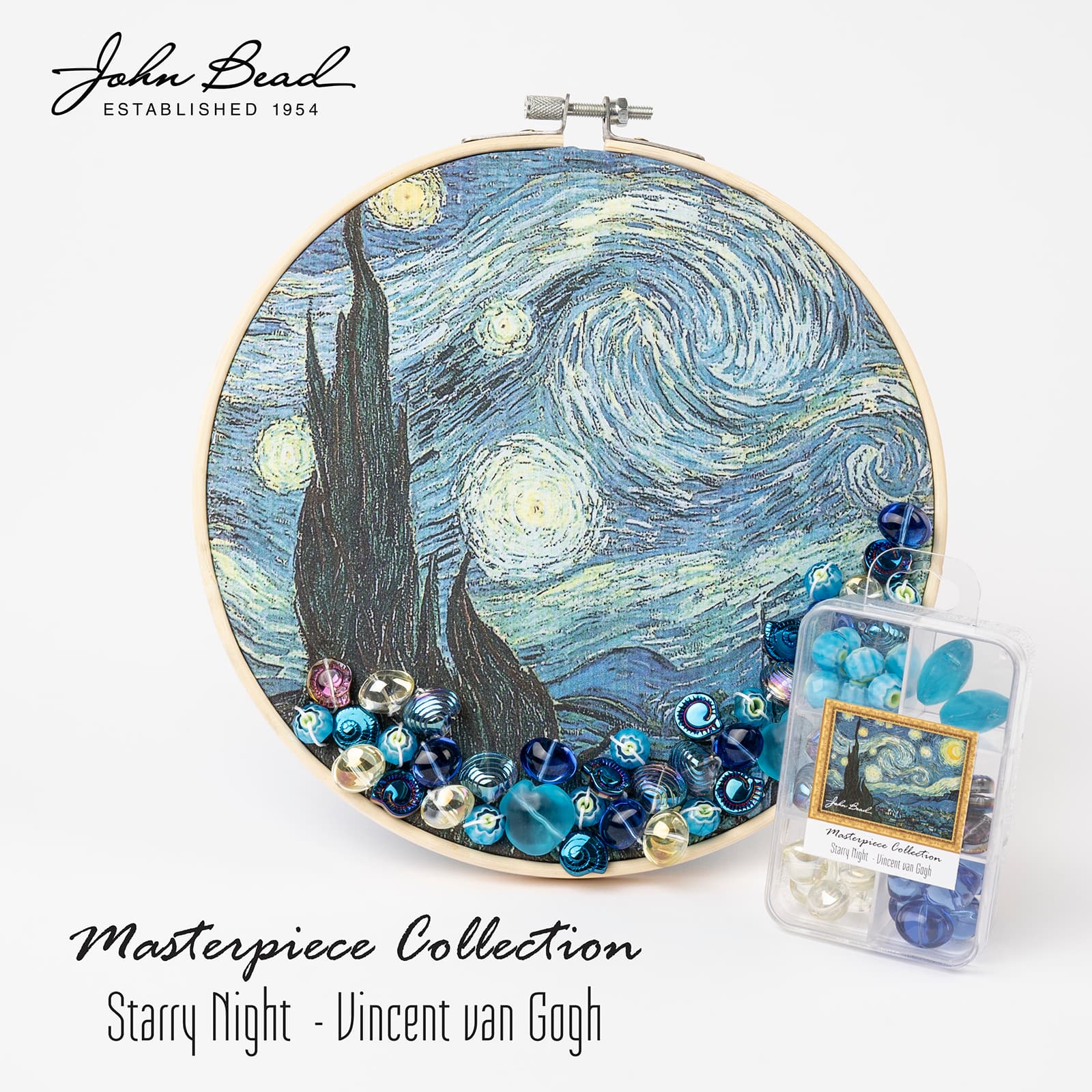 John Bead Masterpiece Collection Glass Bead Box Mix