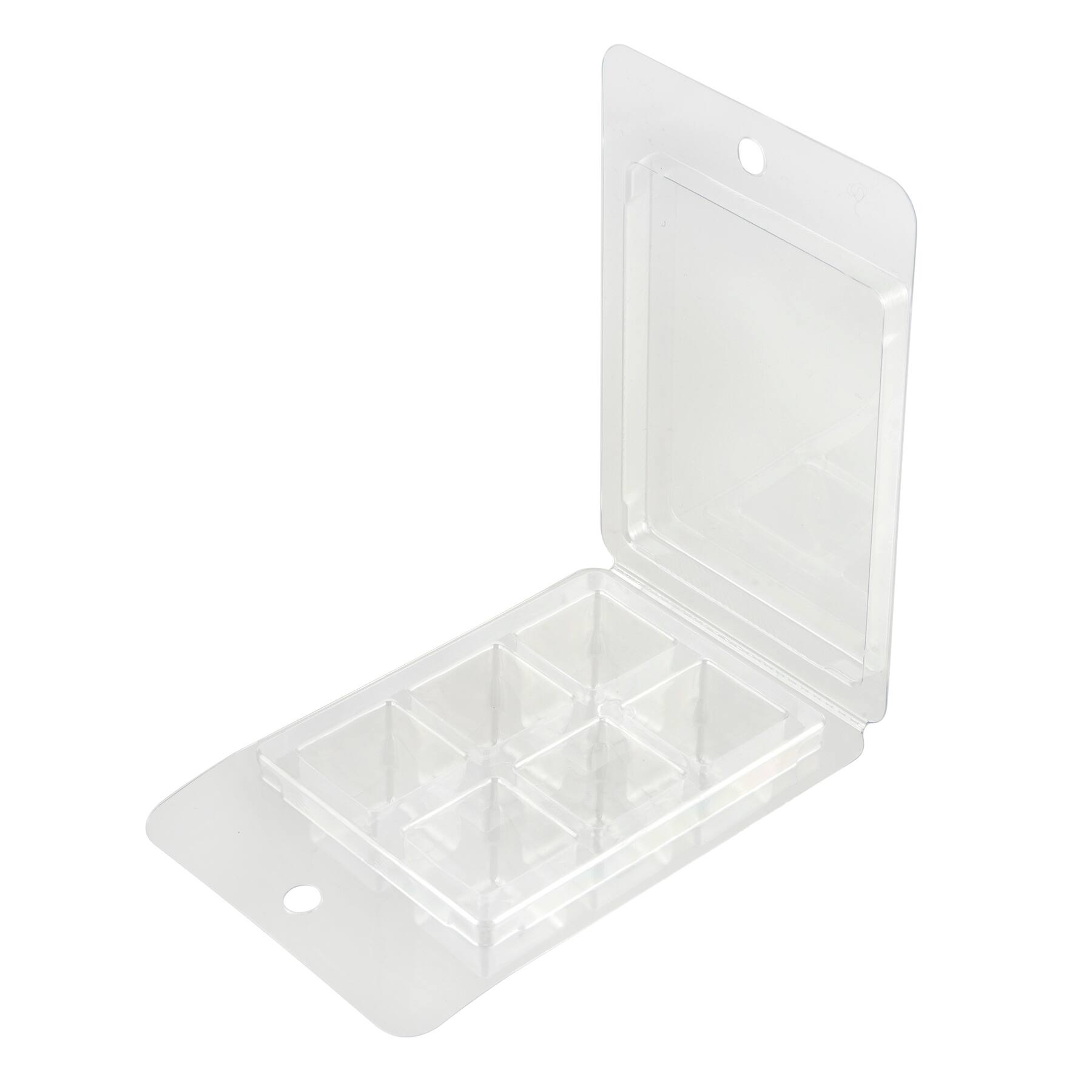 Clear Square Wax Melt Clamshells, 10ct. by Make Market®