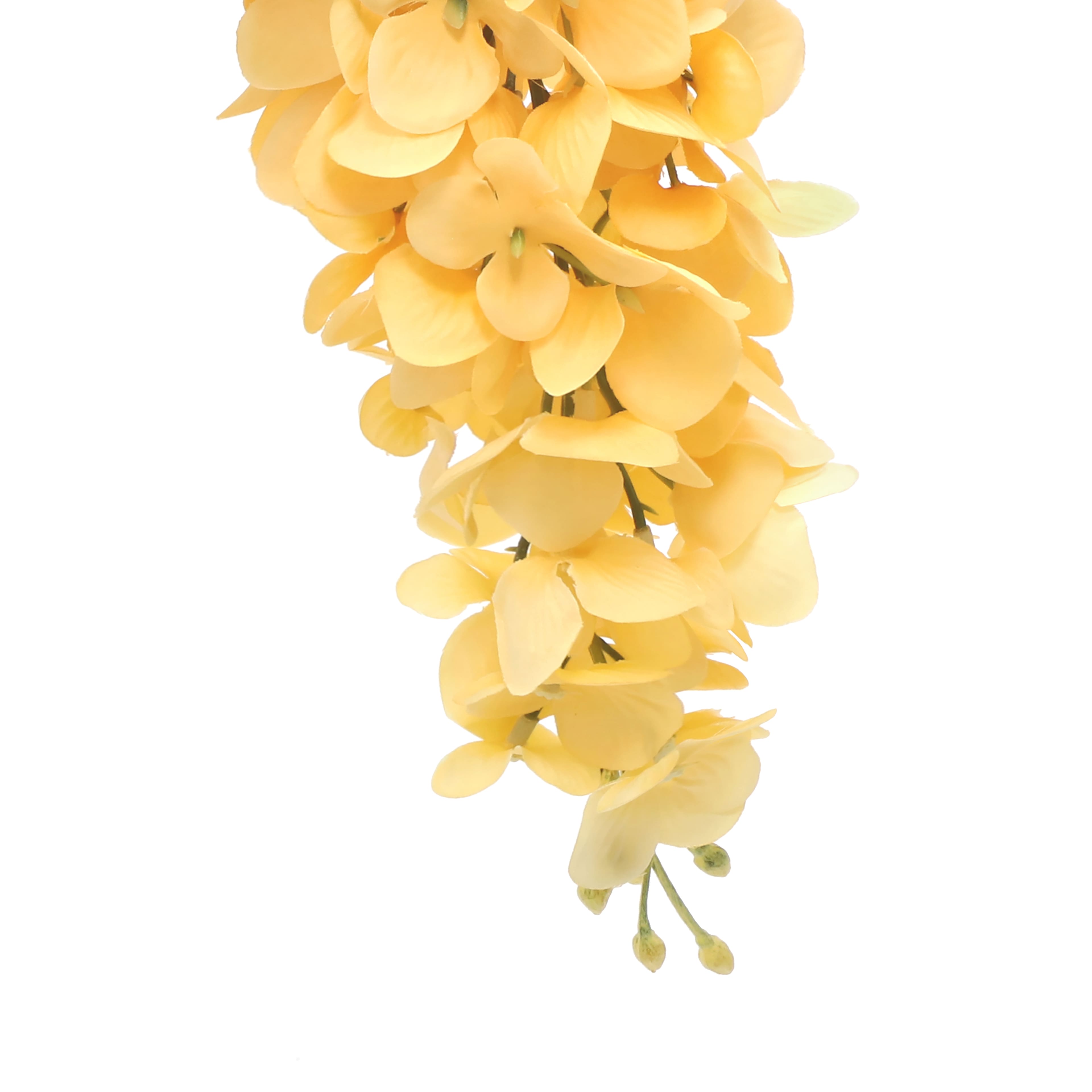 25.5" Orange Yellow Wisteria Hanging Stem by Ashland®