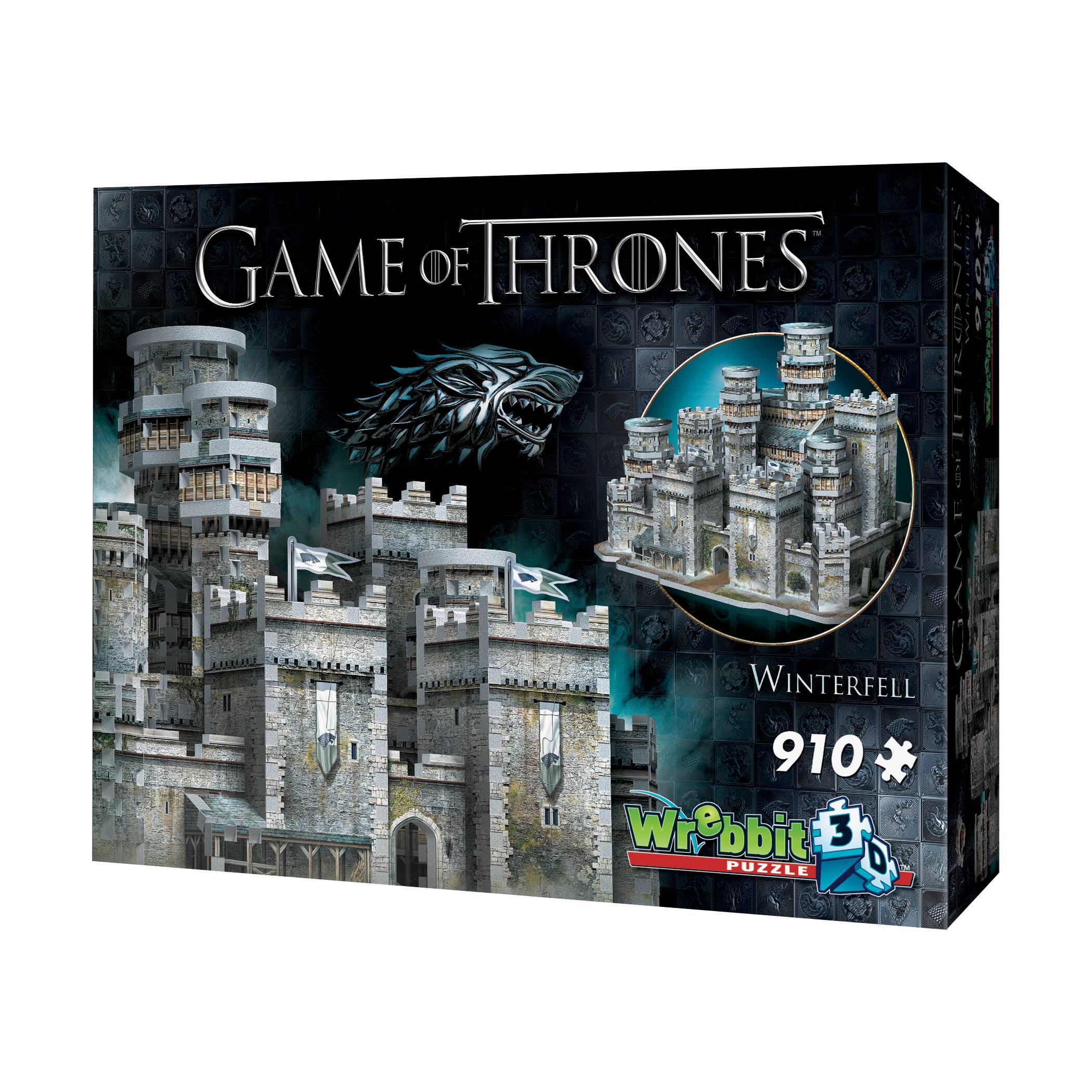 Wrebbit 3D Puzzle™ Game of Thrones™ Winterfell 910 Piece Puzzle