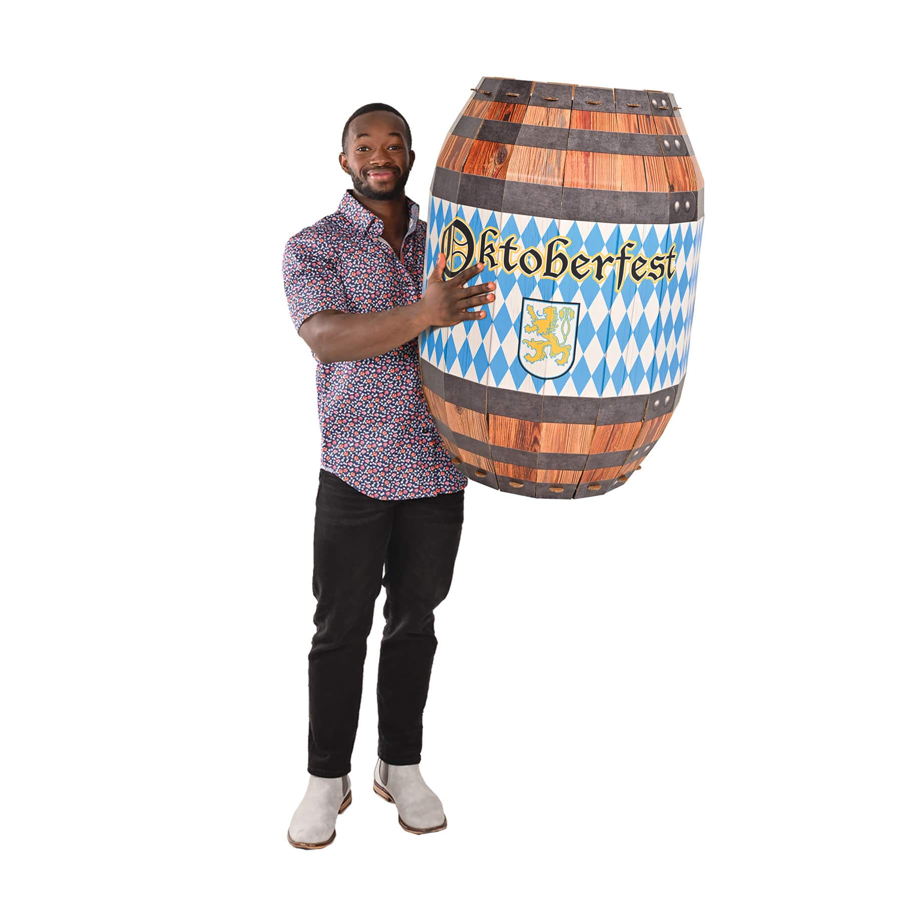 Beistle 33" x 22.75" 3D Oktoberfest Barrel Prop