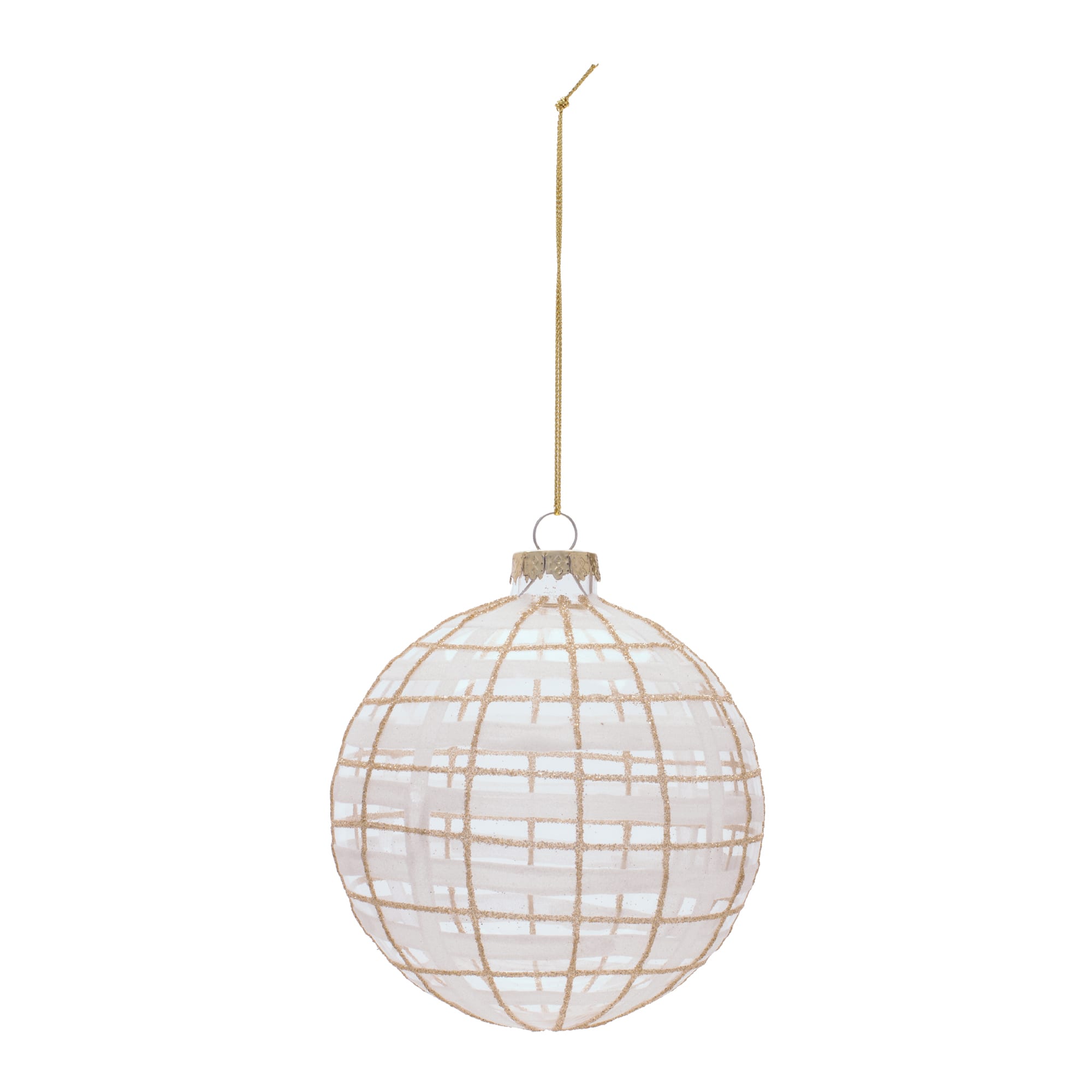 Melrose 4.5" Gold Glass Ball Ornaments, 6ct.