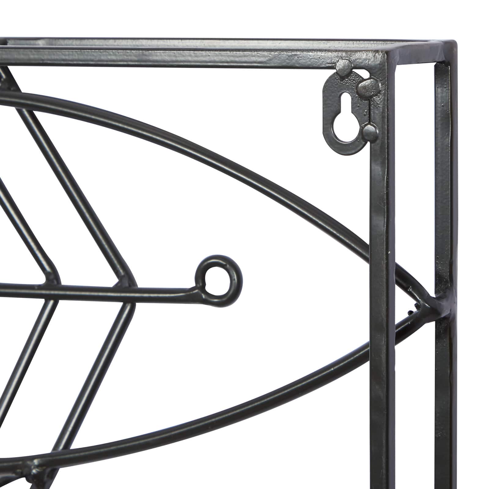 Black Metal Coastal Wall Decor 21" x 39" x 2"
