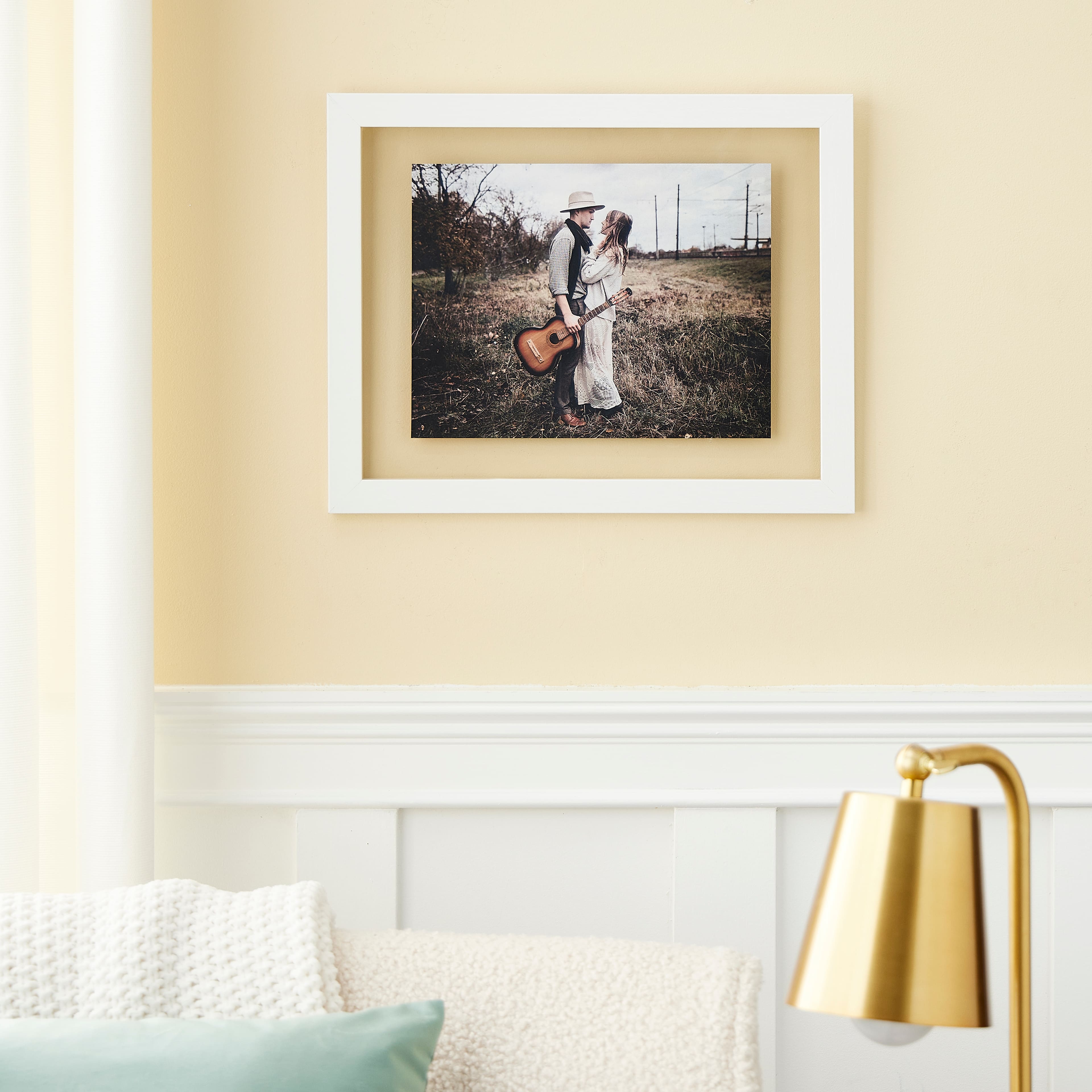 White Belmont Float Frame by Studio Décor