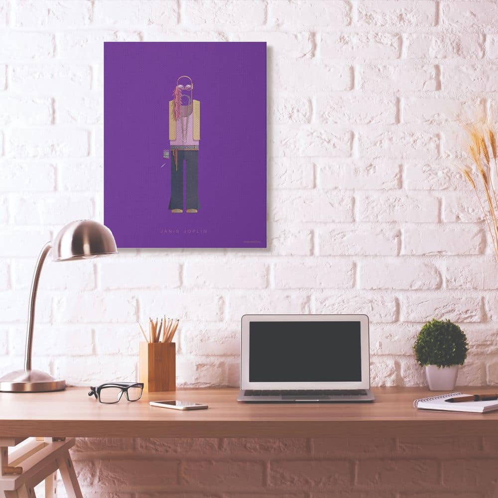 Stupell Industries Janis Joplin Fashion Design Wall Accent