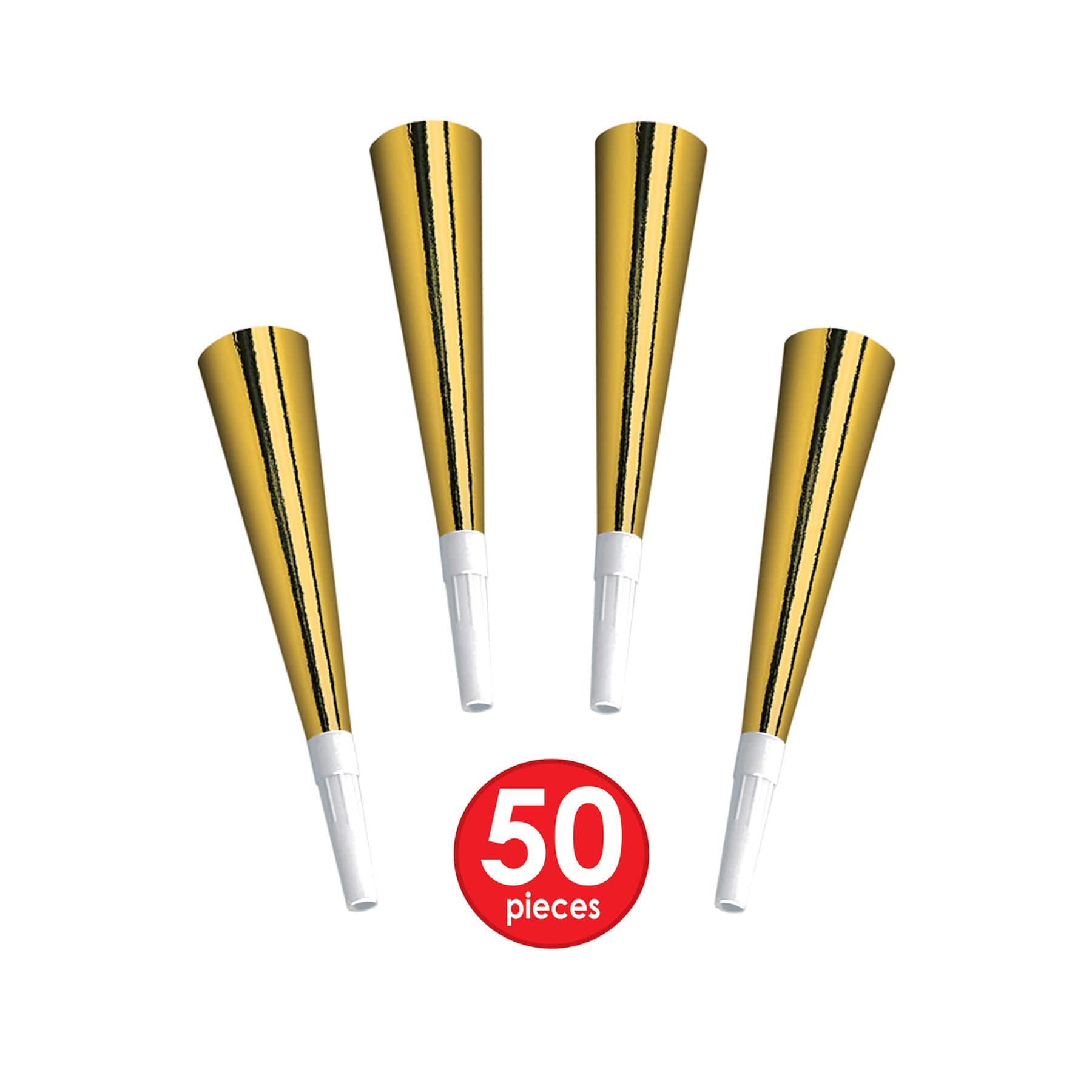 Beistle Black & Gold New Year Manhattan Party Favor Kit for 50