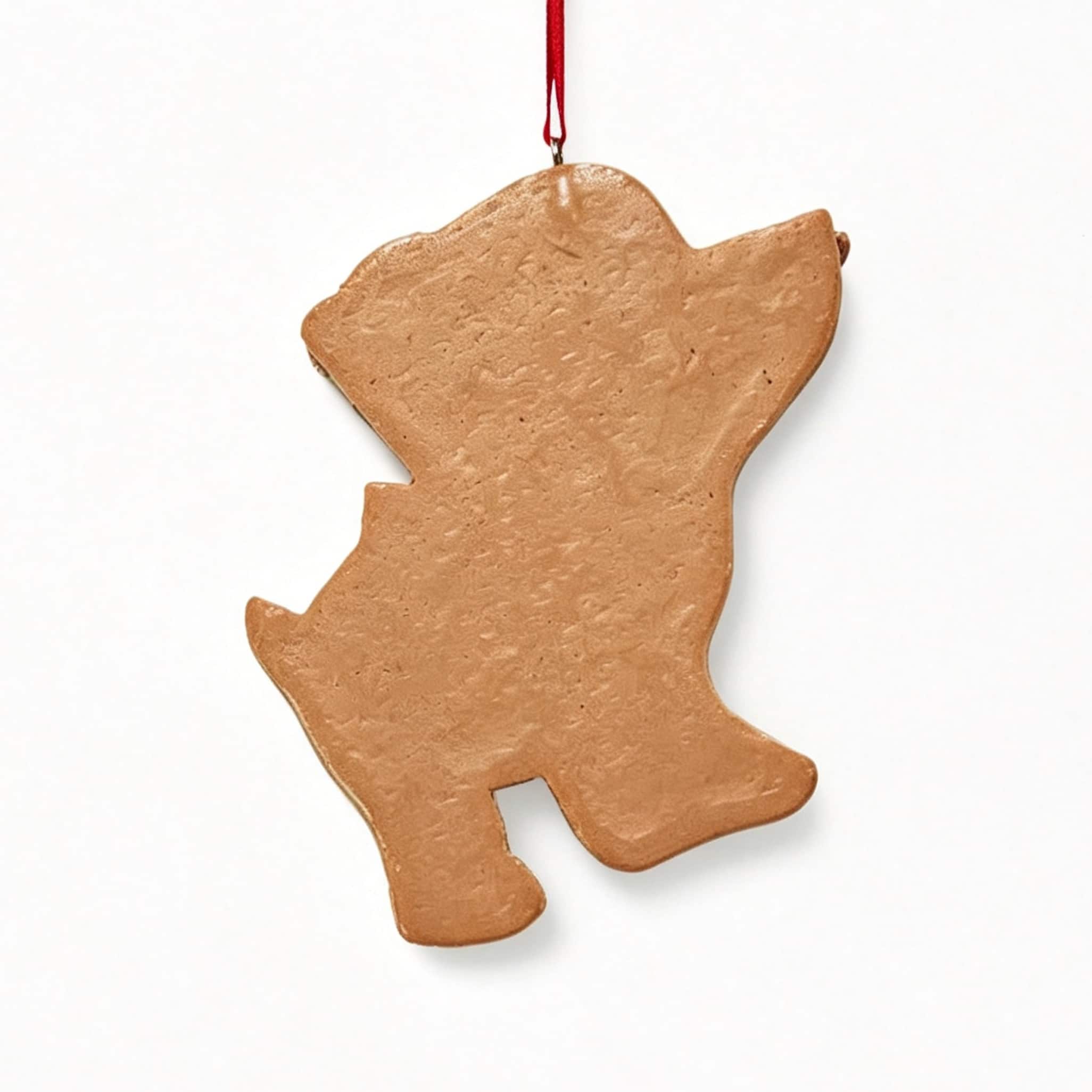 4" Dog with Hat Clay Ornament by Ashland®