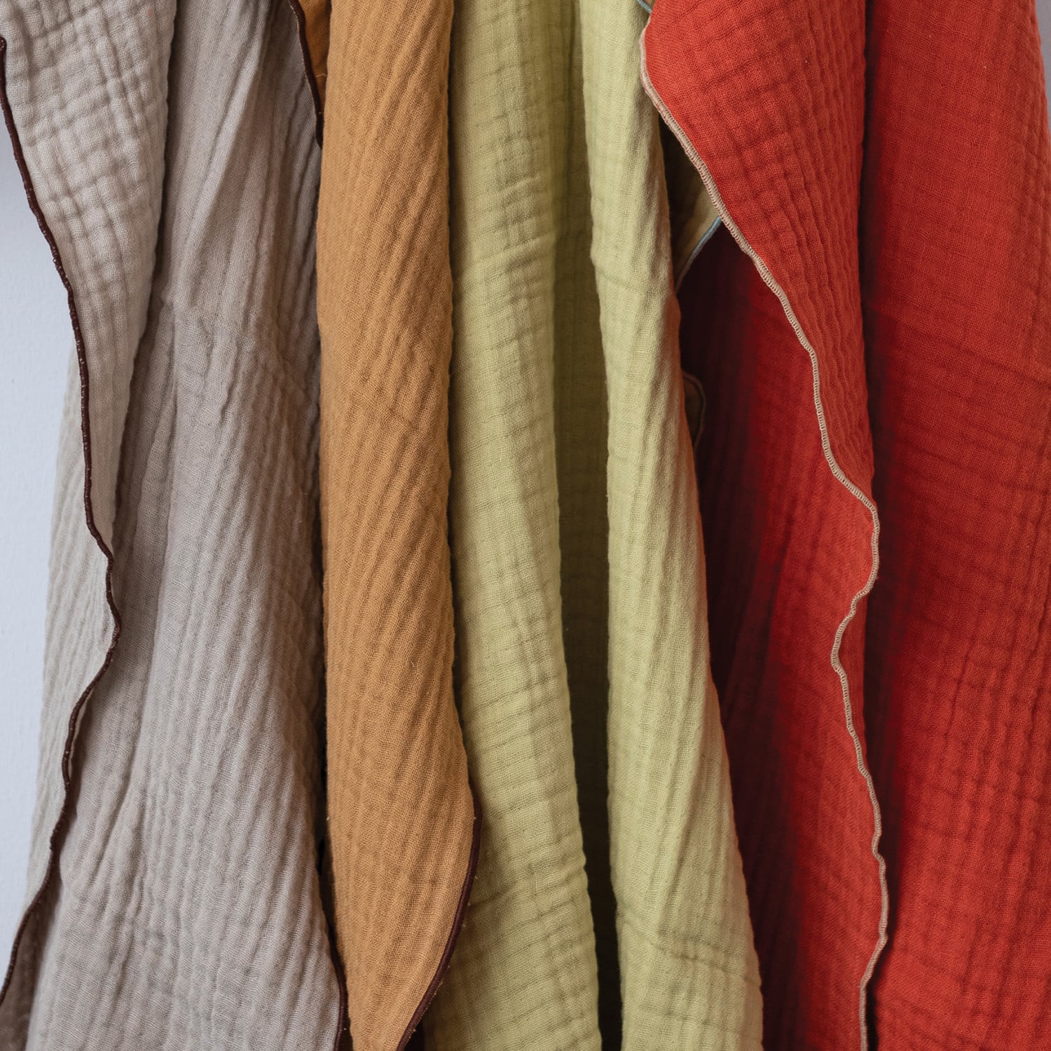 Hello Honey® Woven Cotton Double Cloth Tea Towels Set