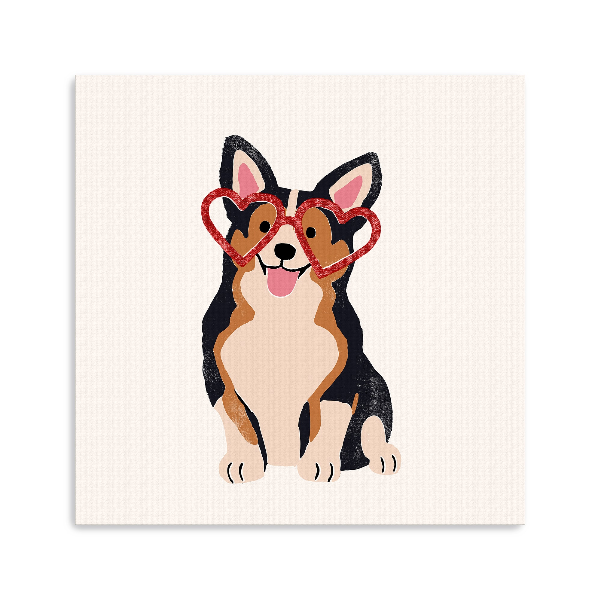 Little Legs Big Heart III Canvas Giclée Art