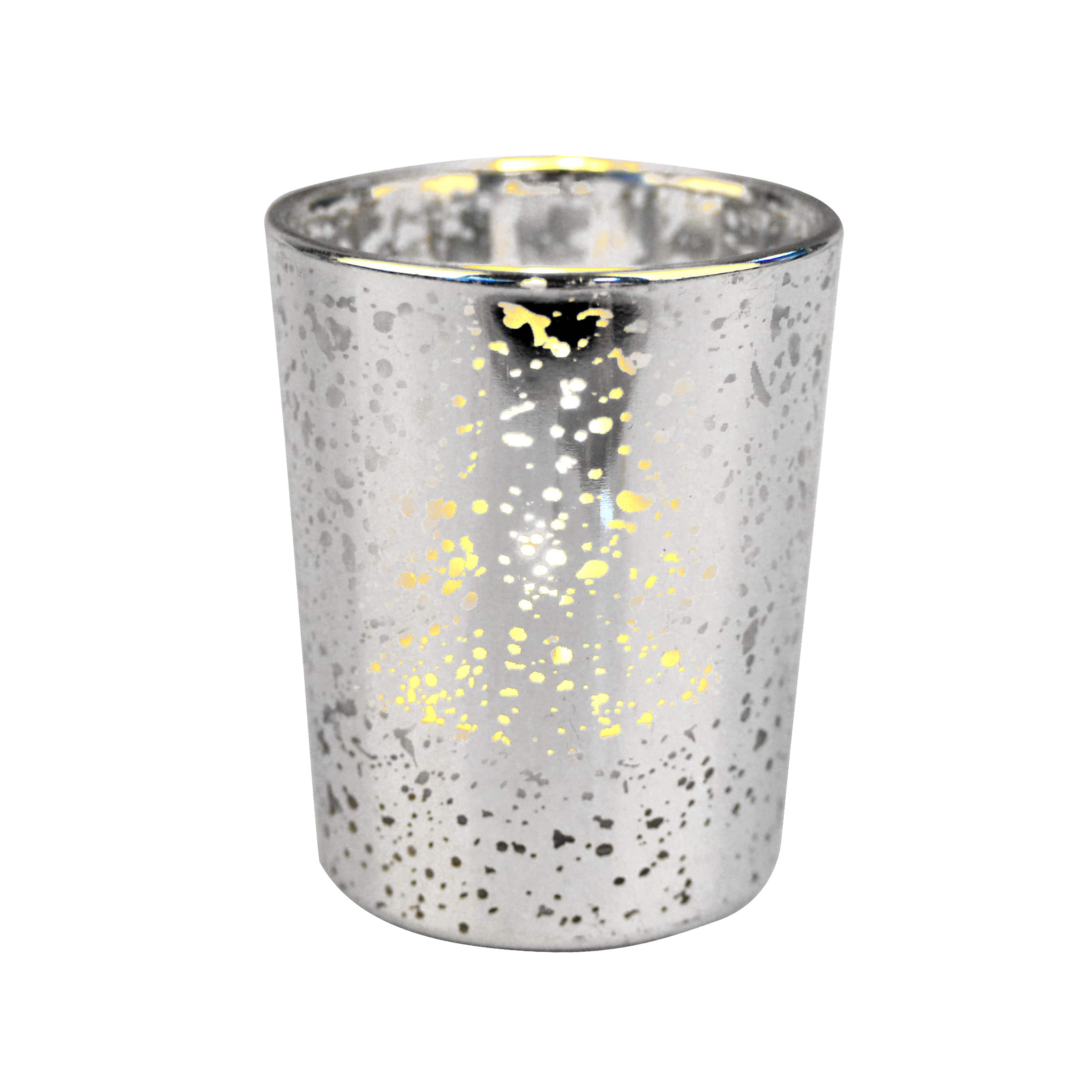 12 Packs: 6 ct. (72 total) 2.5" Silver Mercury Glass Votive Holders by Ashland® Élégance™
