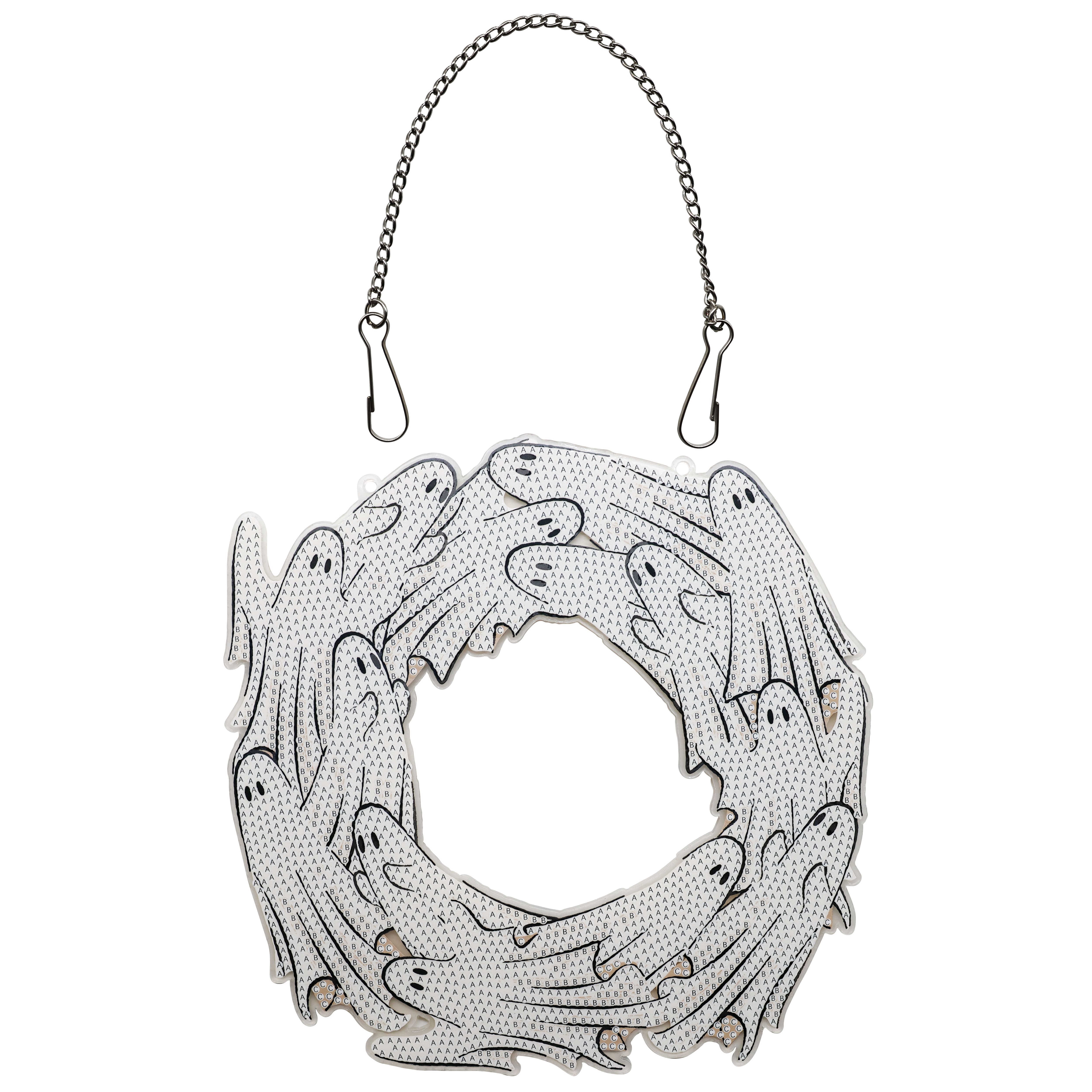 8" Ghosts Wreath Diamond Art Kit by Make Market®